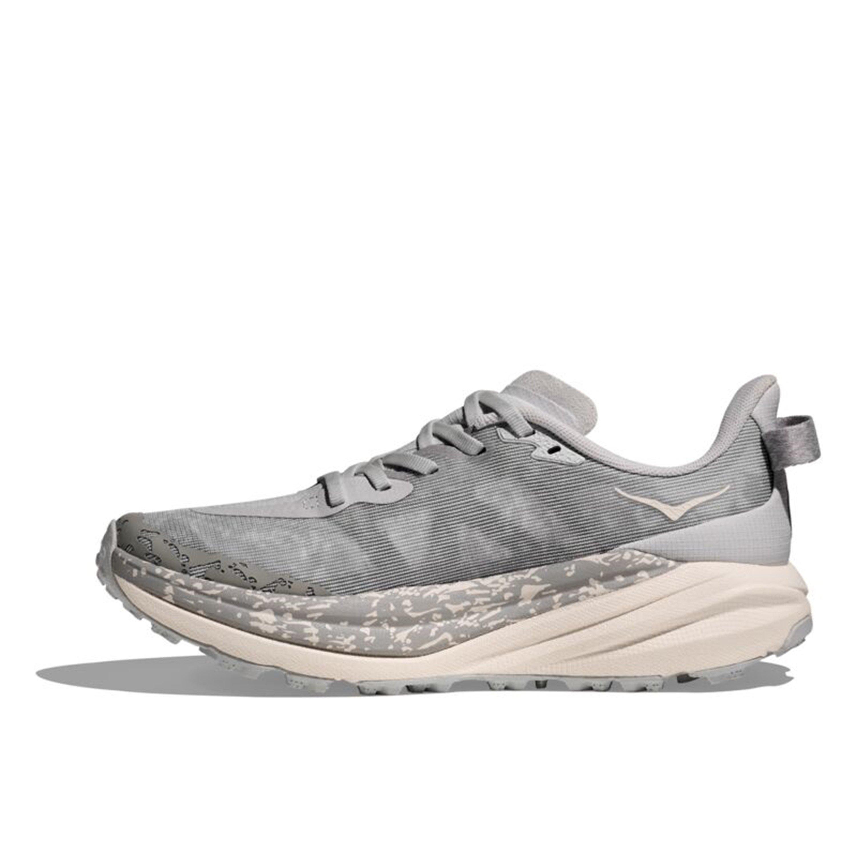 Grey/Alabaster - Hoka - Speedgoat 6 Running Shoes - 2