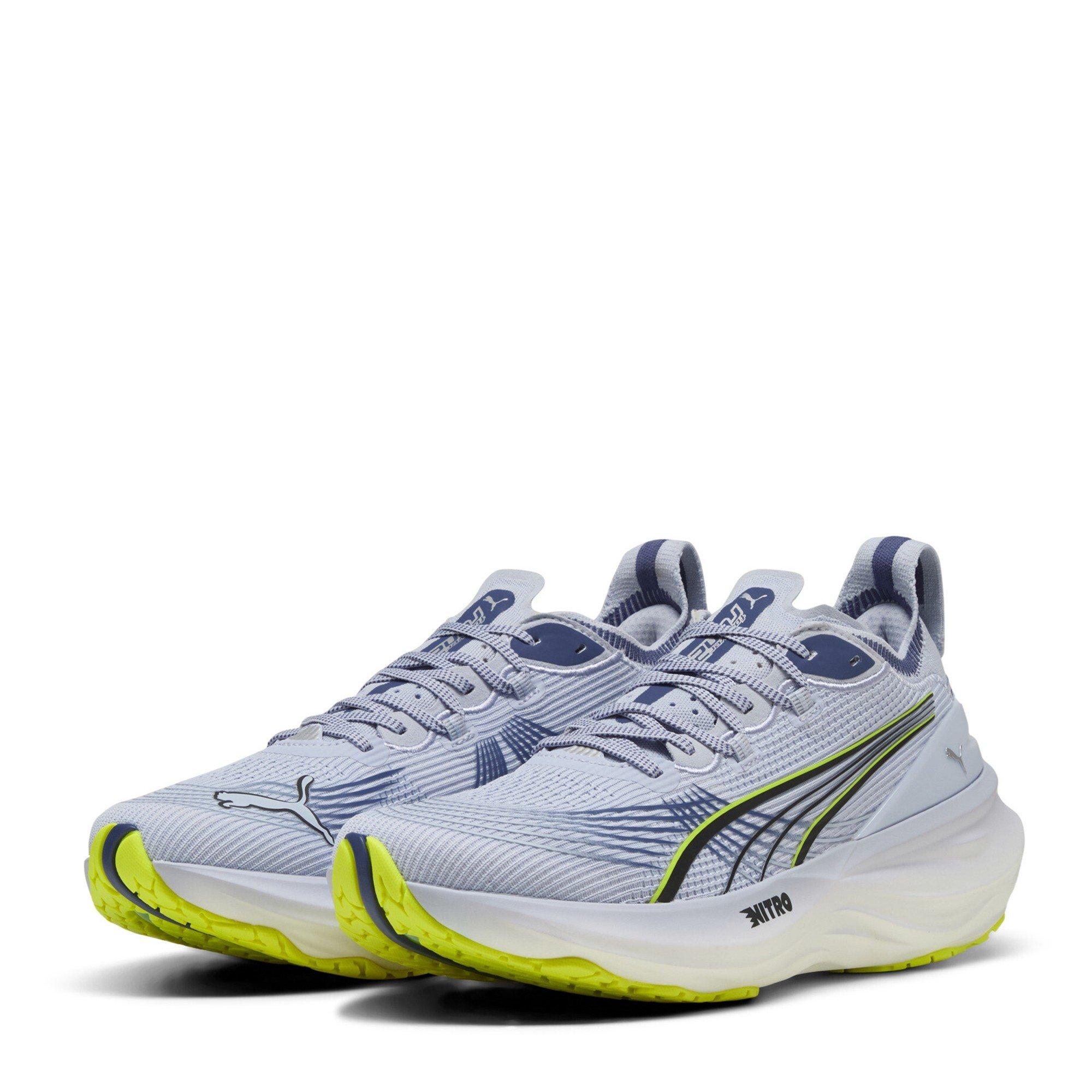 Grey/Yellow - Puma - ForeverRun NITRO 2 Mens Running Shoes - 1