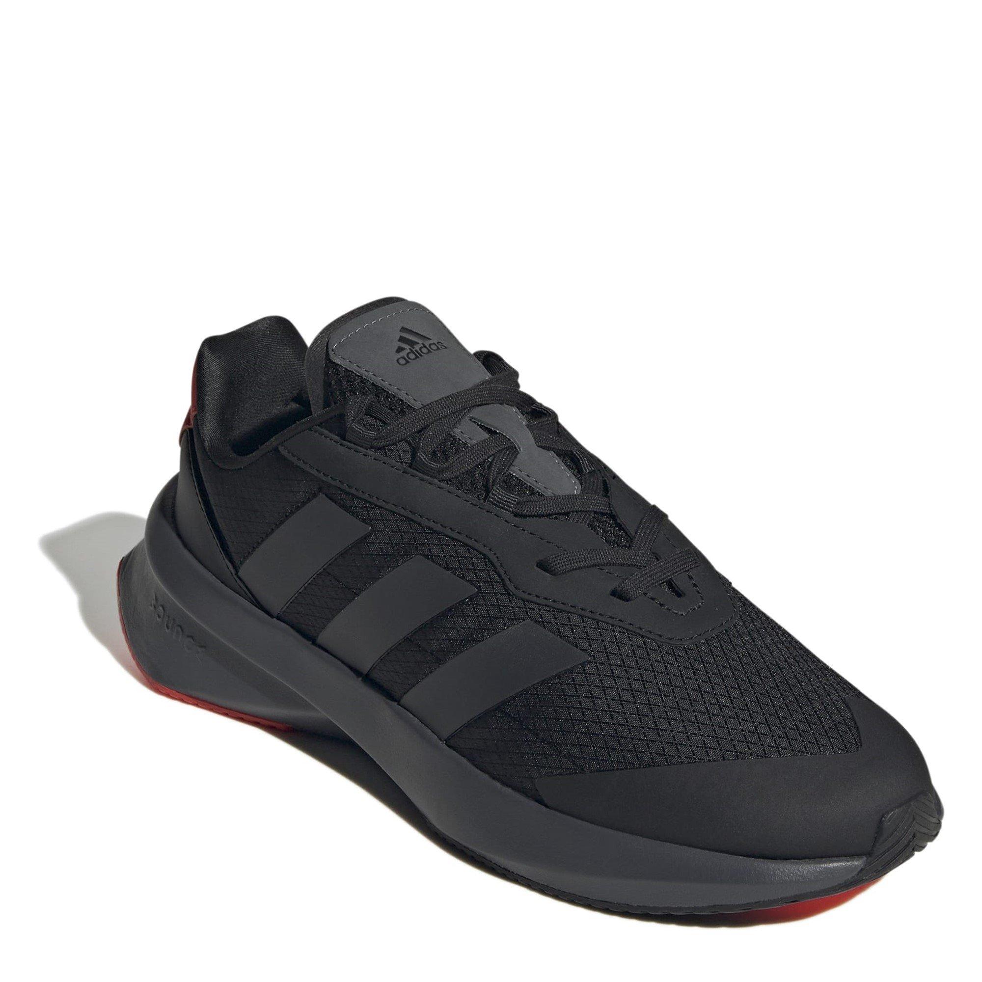 Zwart/Grijs/Rood - adidas - Heawyn Road Running Shoes Adults - 3