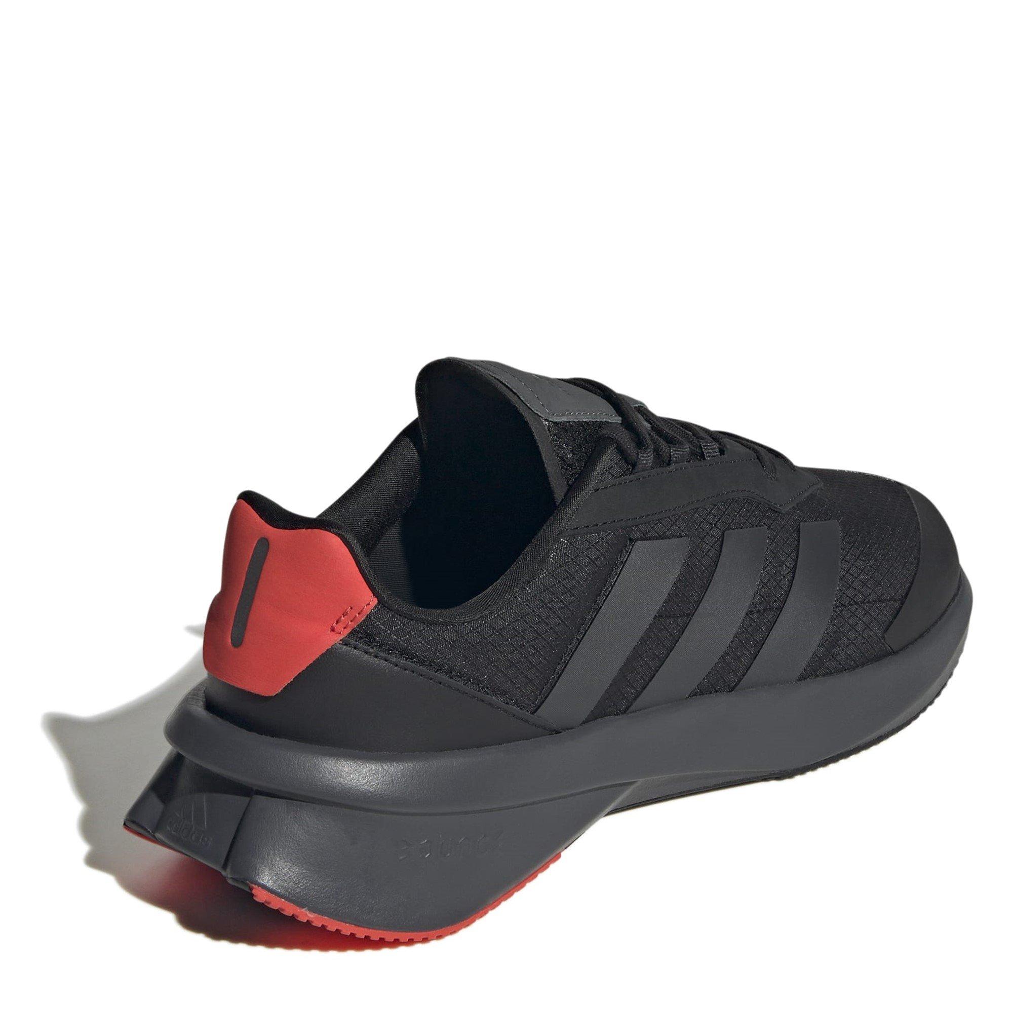 Zwart/Grijs/Rood - adidas - Heawyn Road Running Shoes Adults - 4