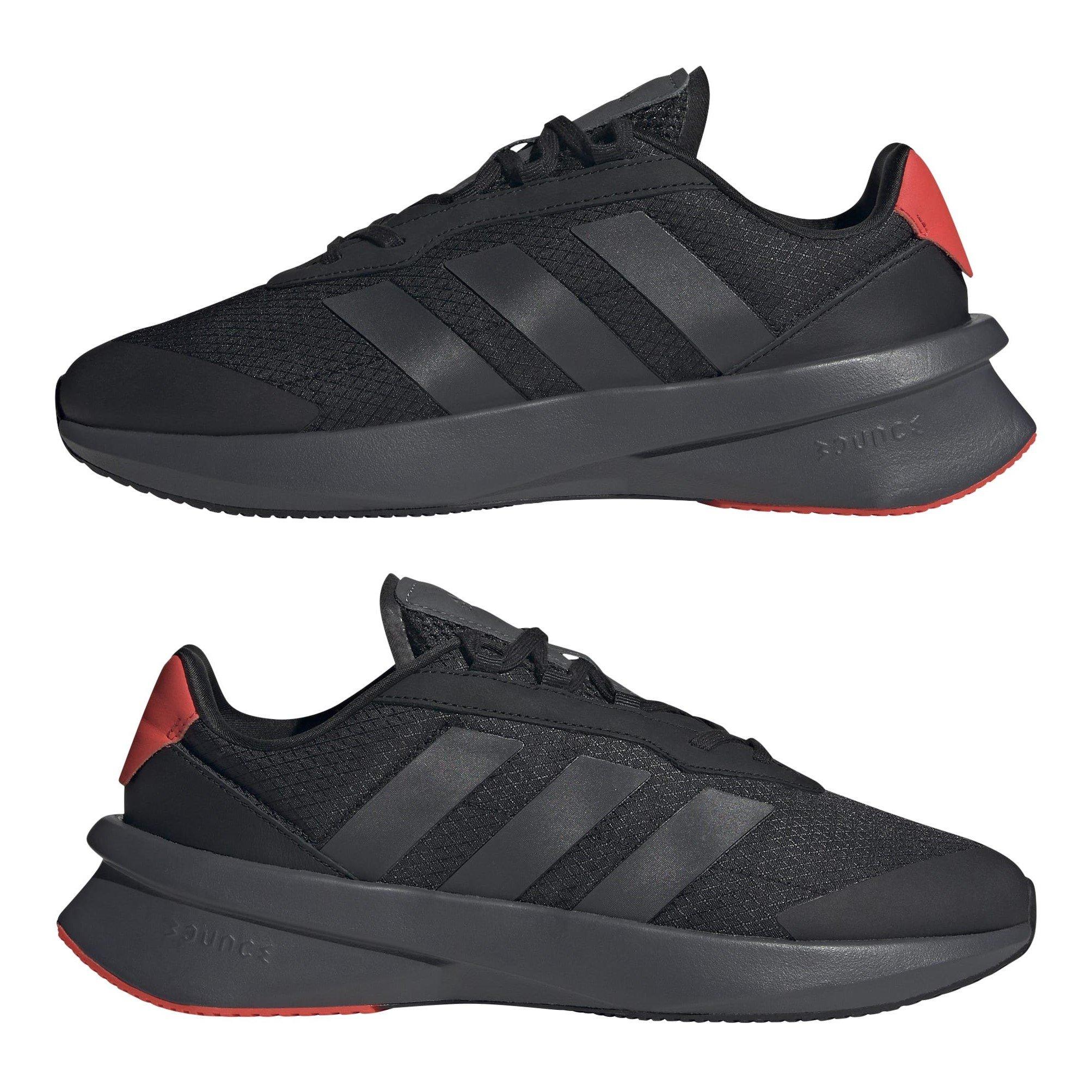 Zwart/Grijs/Rood - adidas - Heawyn Road Running Shoes Adults - 9