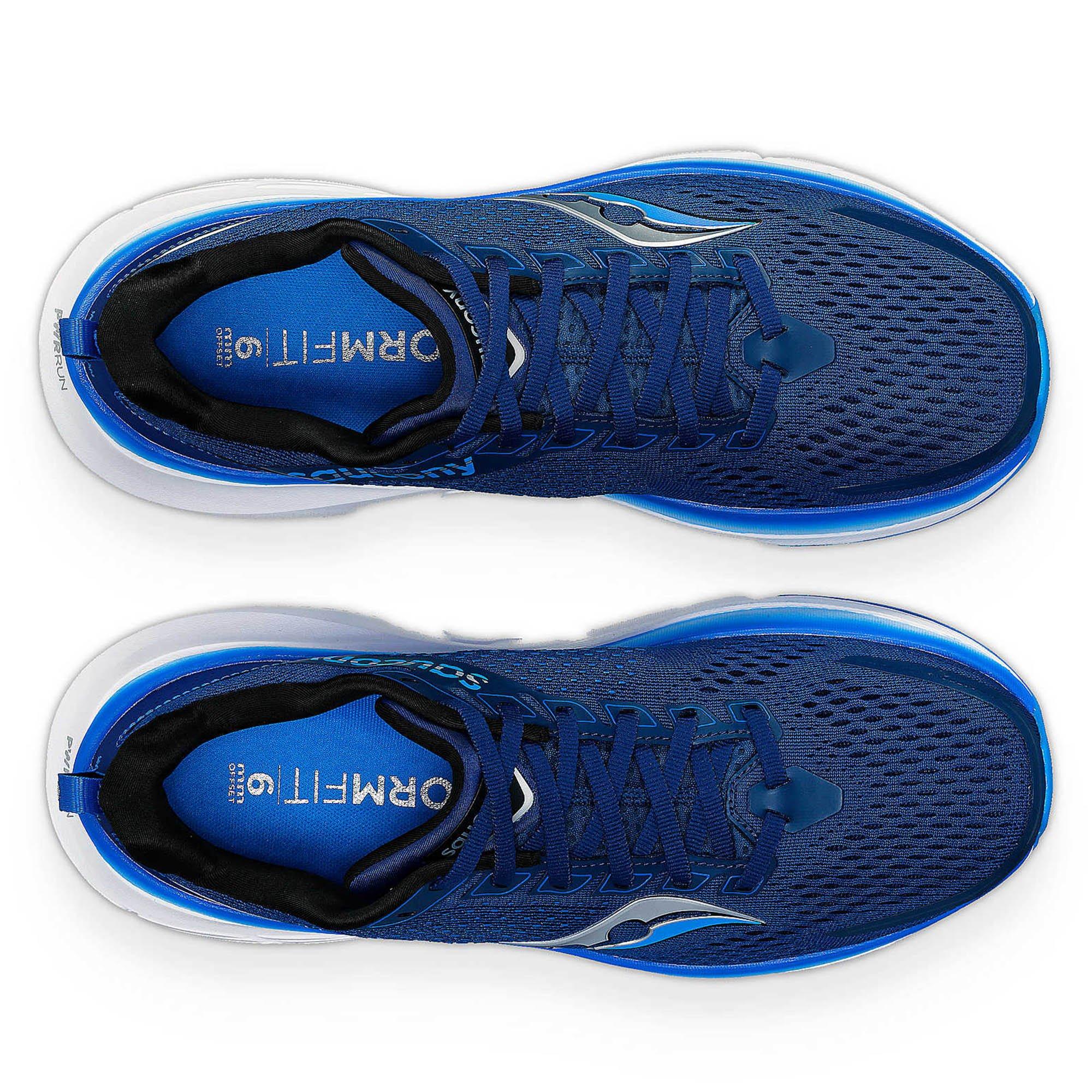 Navy/Cobalt - Saucony - Guide 17 Mens Running Shoes - 4