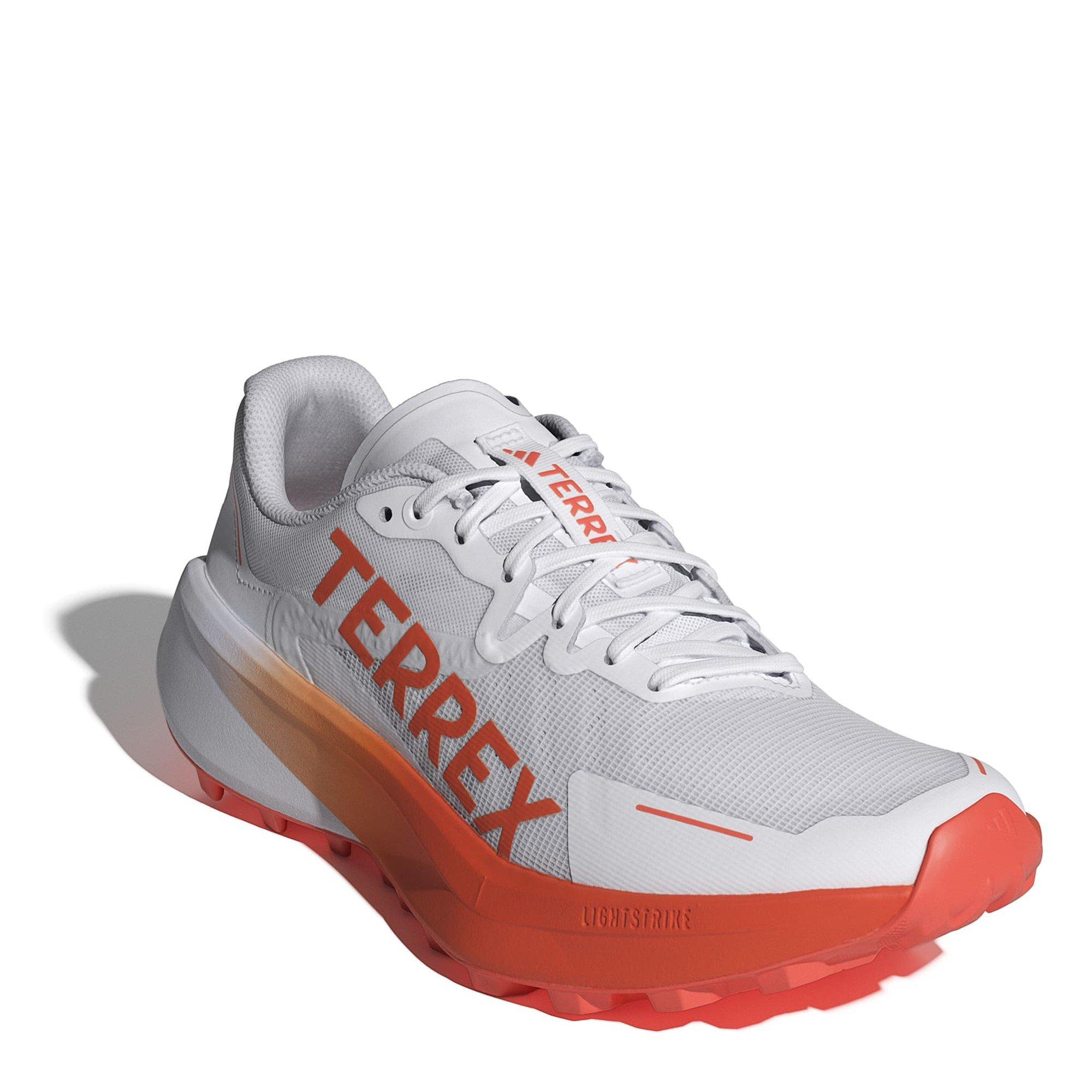 Wht/Orange/Grey - adidas - Terrex Agravic 3 Womens Trail Running Shoes - 3