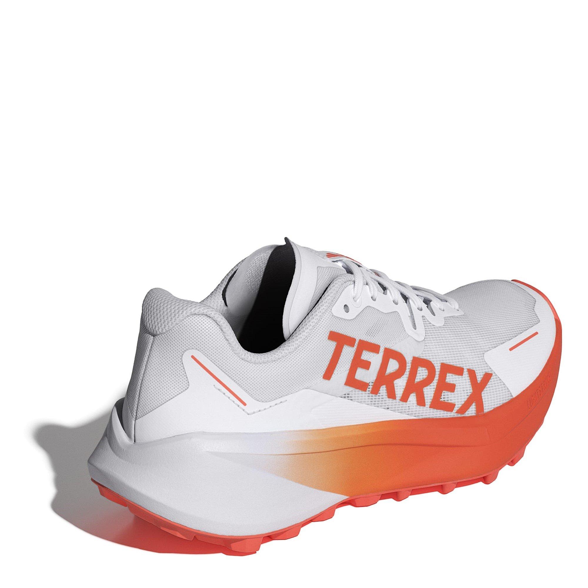 Wht/Orange/Grey - adidas - Terrex Agravic 3 Womens Trail Running Shoes - 4