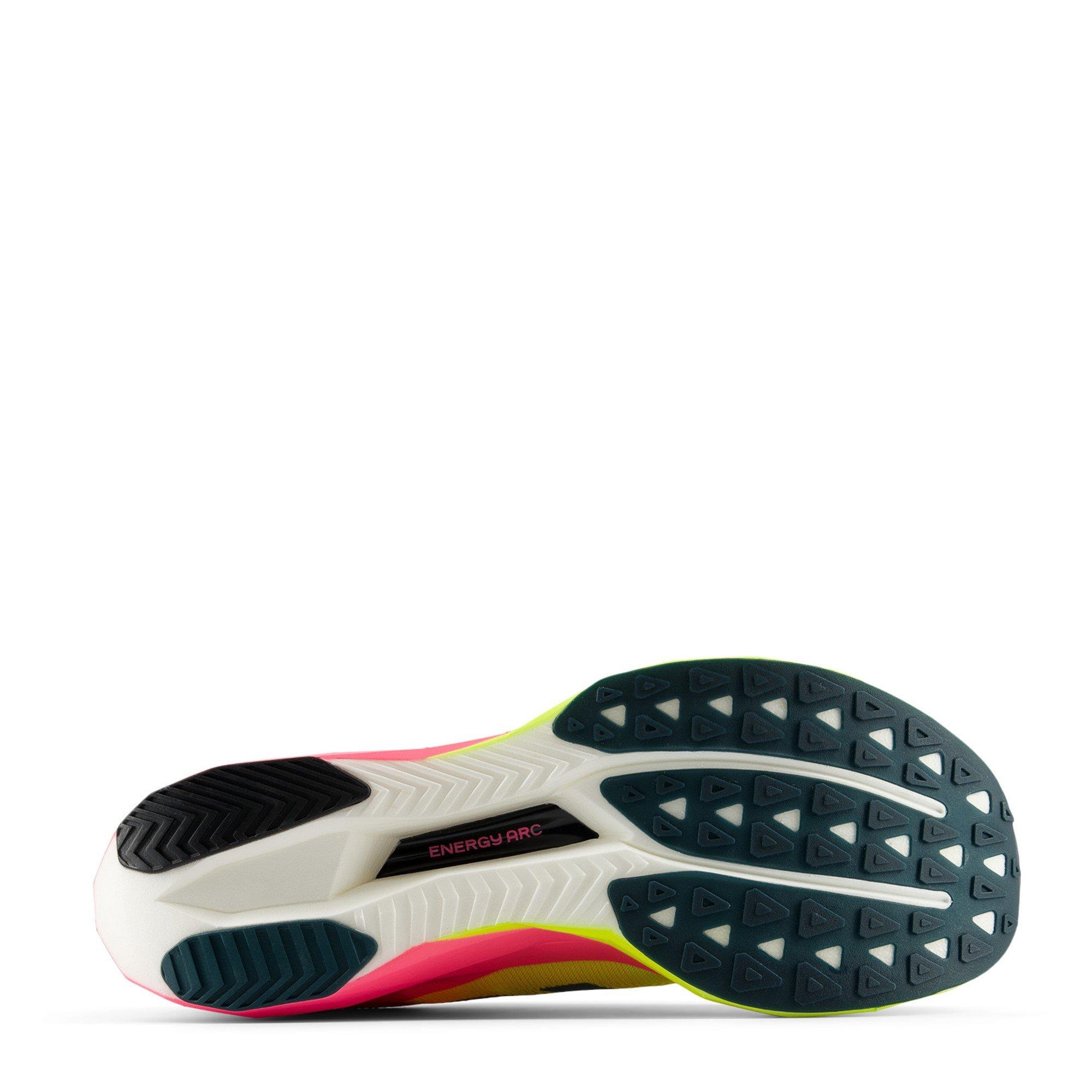 Pink Heat/Green - New Balance - FuelCell SuperComp Elite v5 Mens Running Shoes - 4