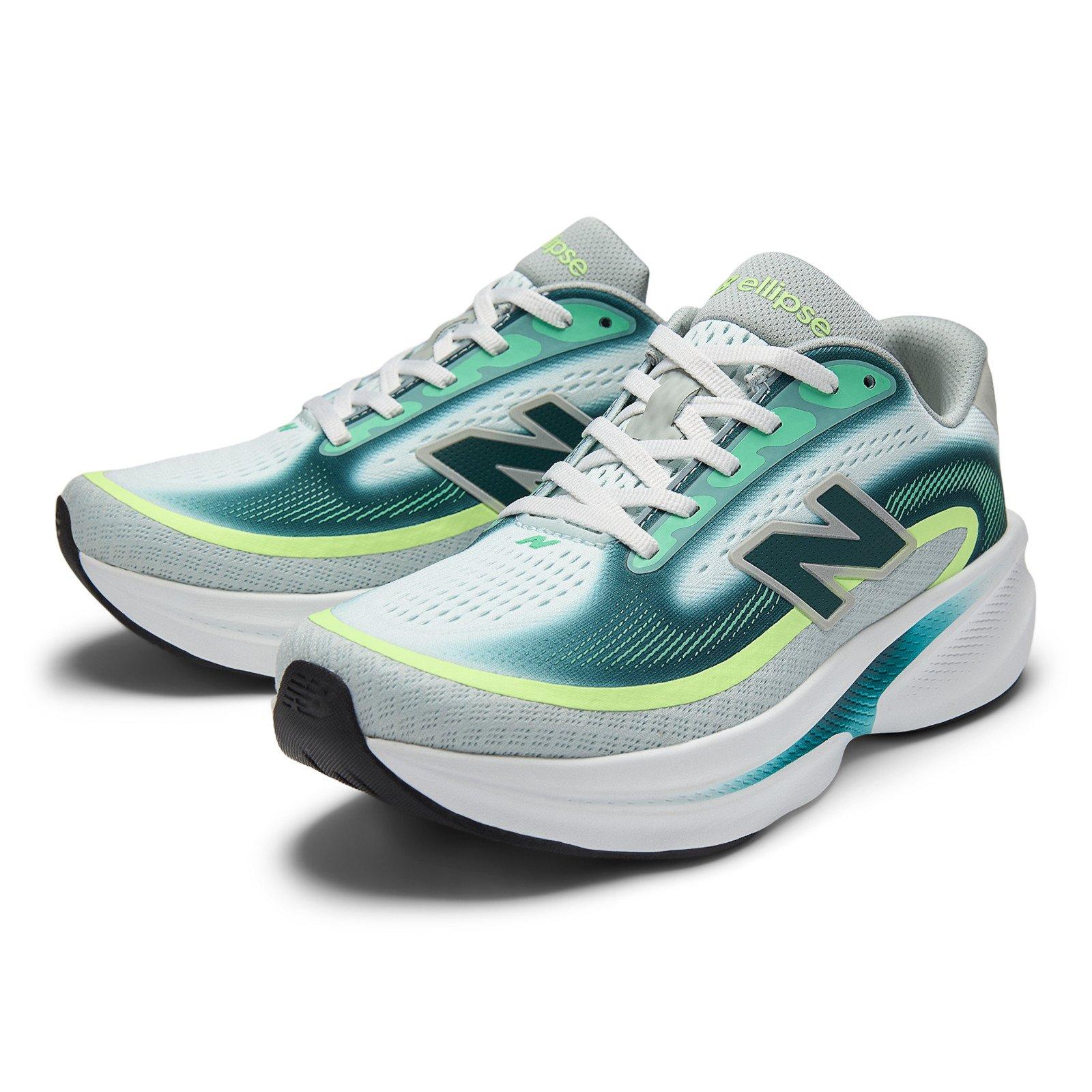 Grey/Green - New Balance - Ellipse v1 Mens Running Shoes - 9