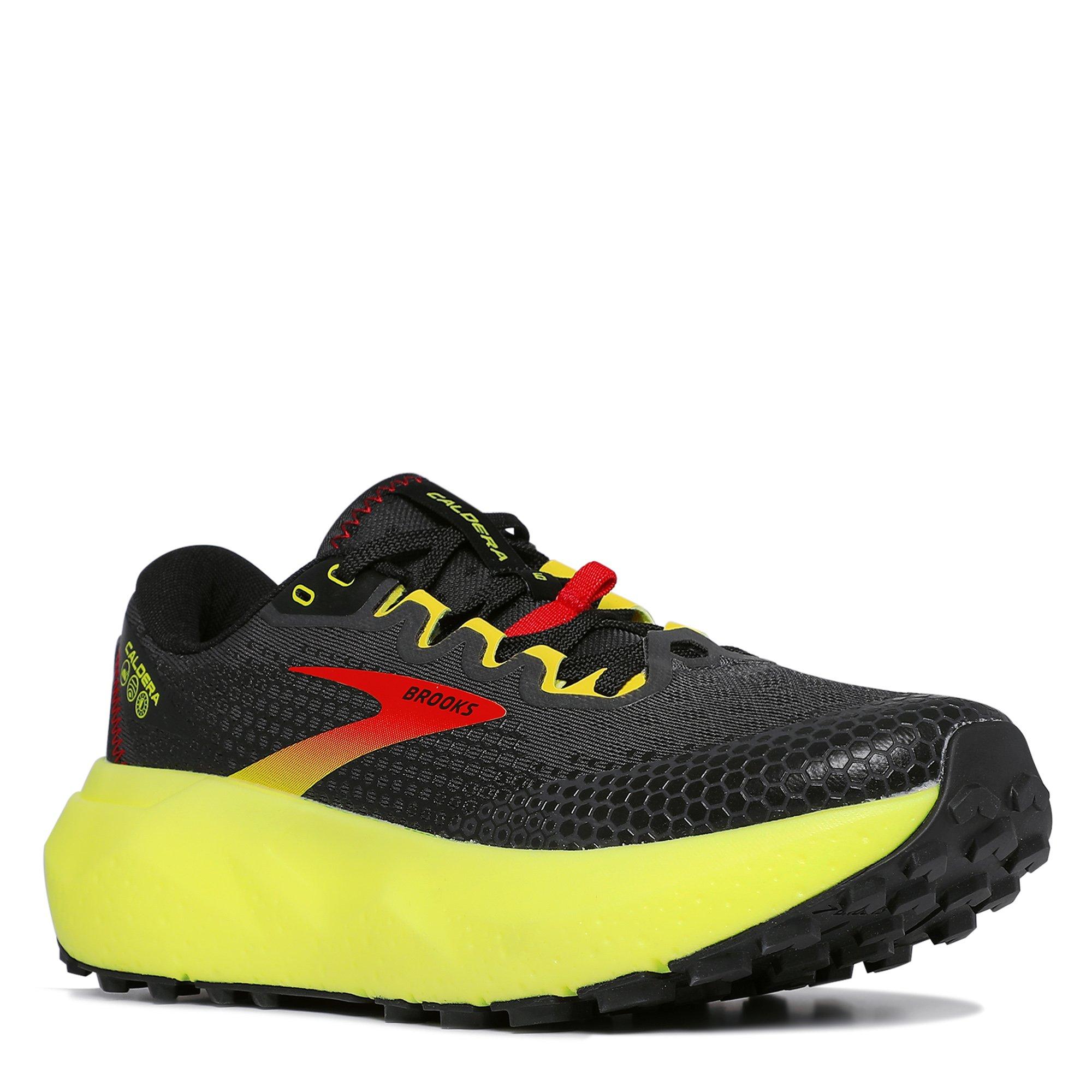 Blk/Fiery Red - Brooks - Caldera 6 Mens Trail Running Shoes - 4