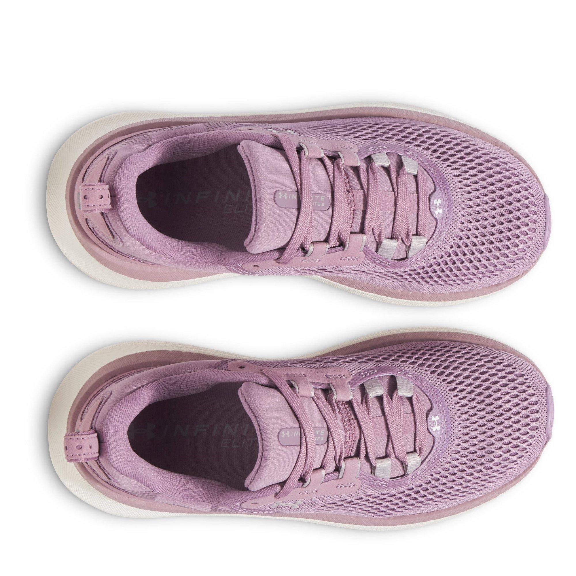 Morado - Under Armour - Women's Infinit Elite Entry Road Running Shoes - 4