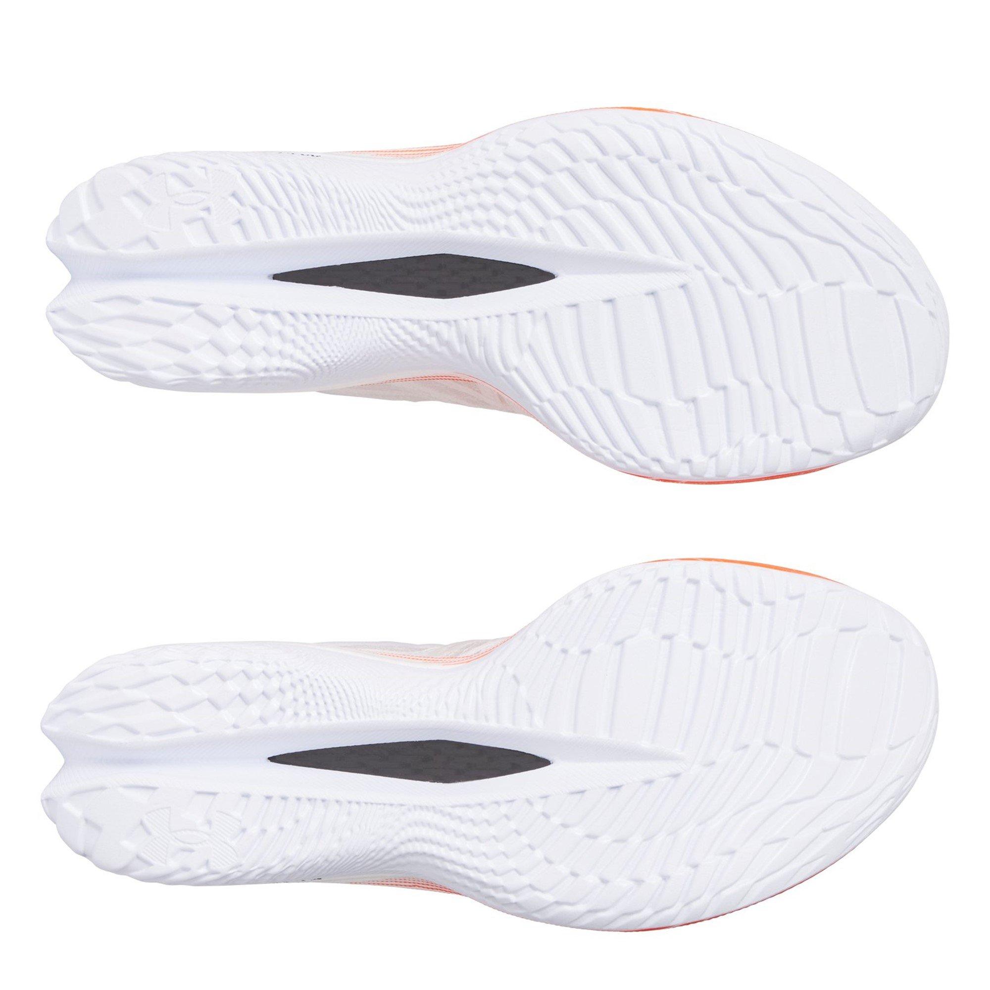 White/Ares Red - Under Armour - Adults Velociti Elite Fast Neutral Road Running Shoes - 3