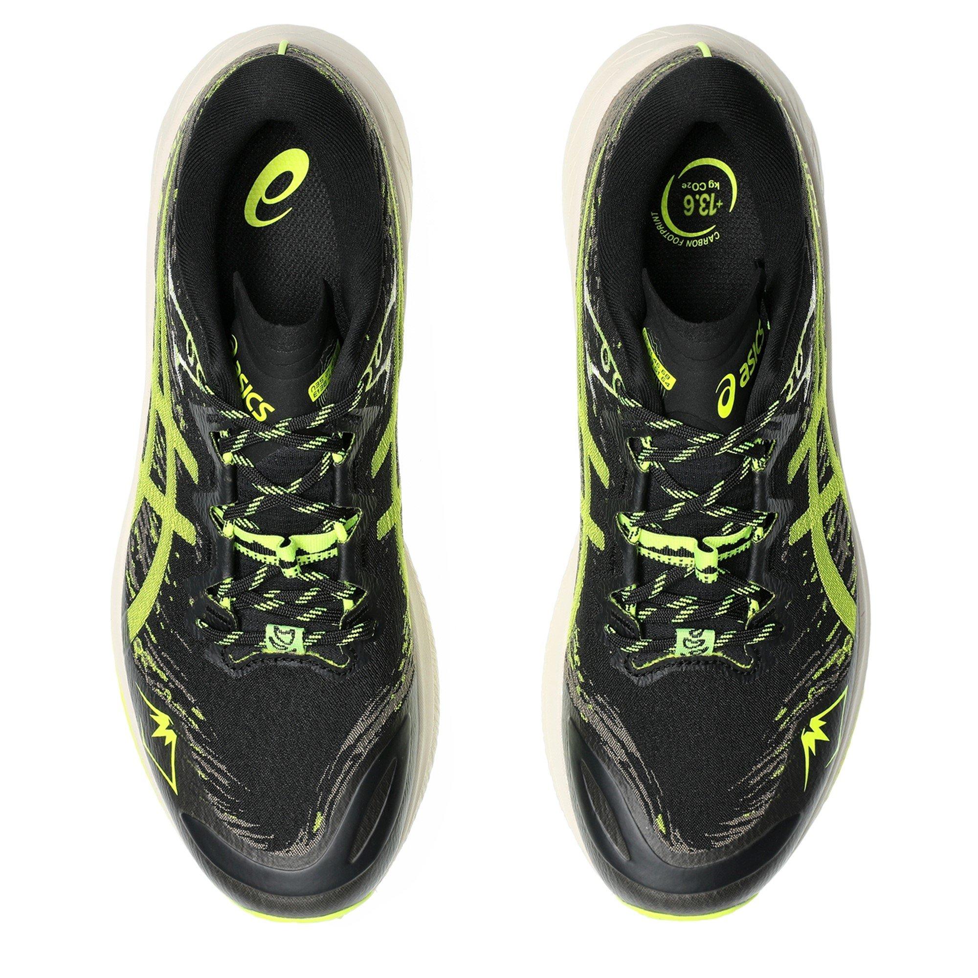 BLACK/SAFETY YE - Asics - Fuji Lite Trail Running Shoes - 6