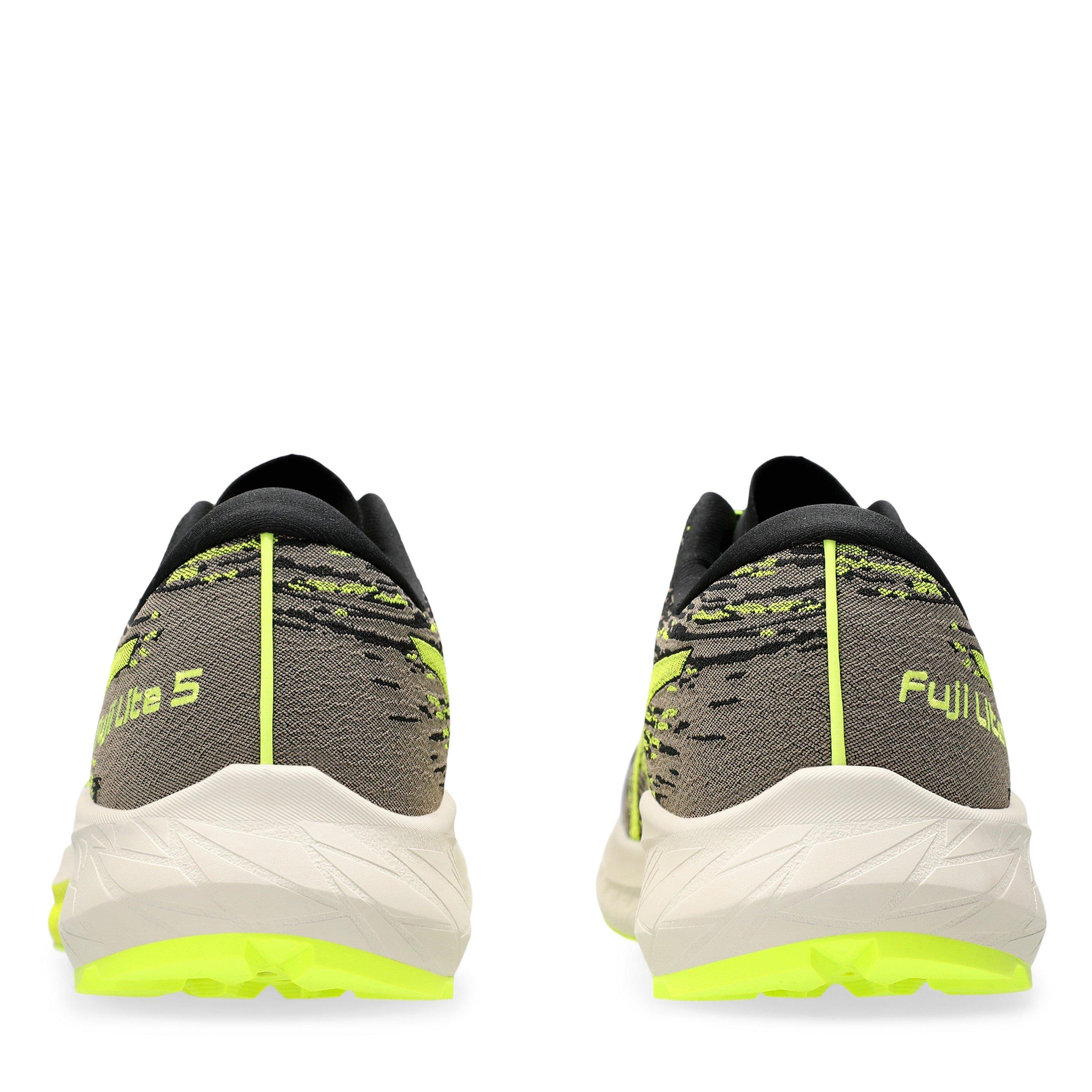 BLACK/SAFETY YE - Asics - Fuji Lite Trail Running Shoes - 7