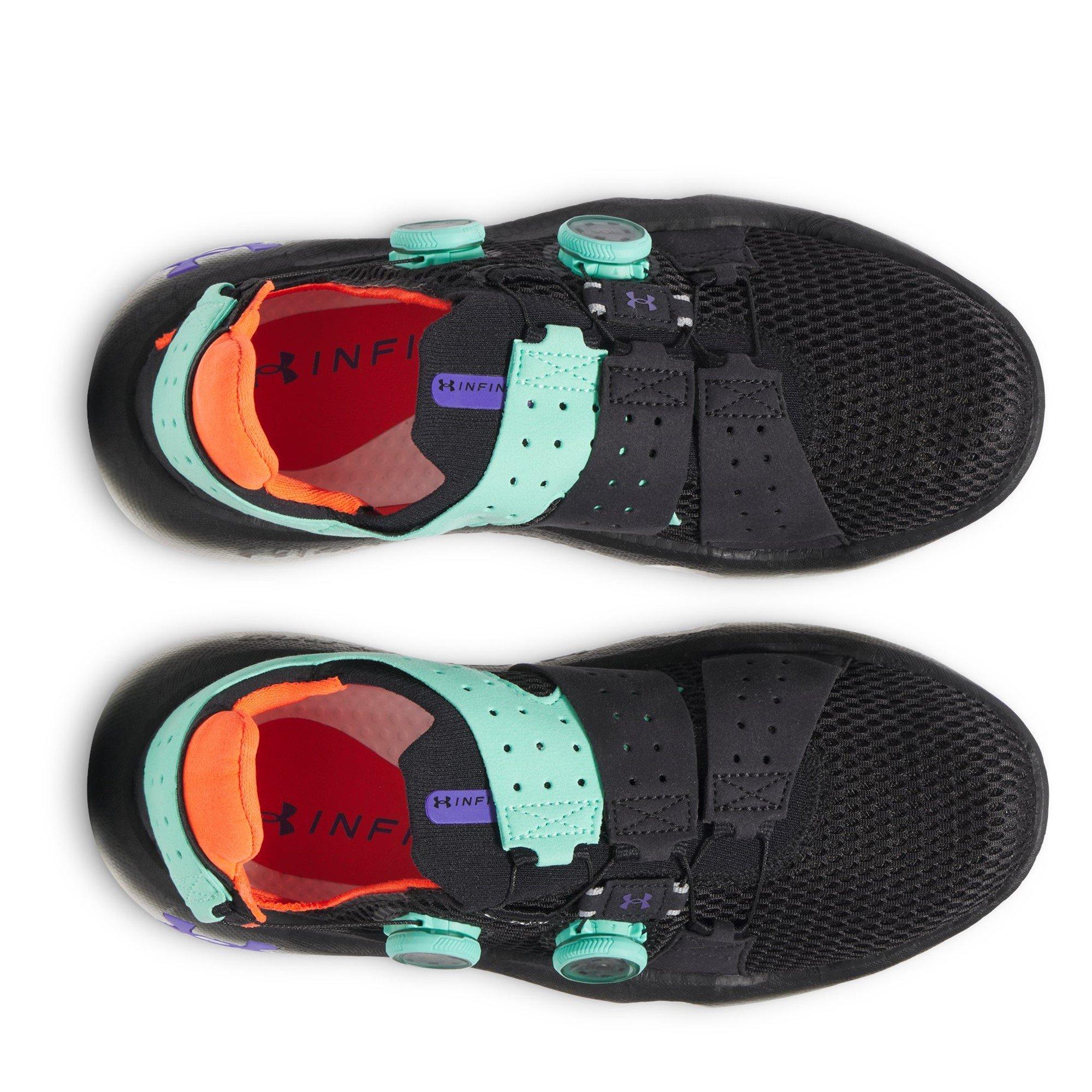 Black - Under Armour - Kids' Infinite Mega Everyday Neutral Road Running Shoes - 4