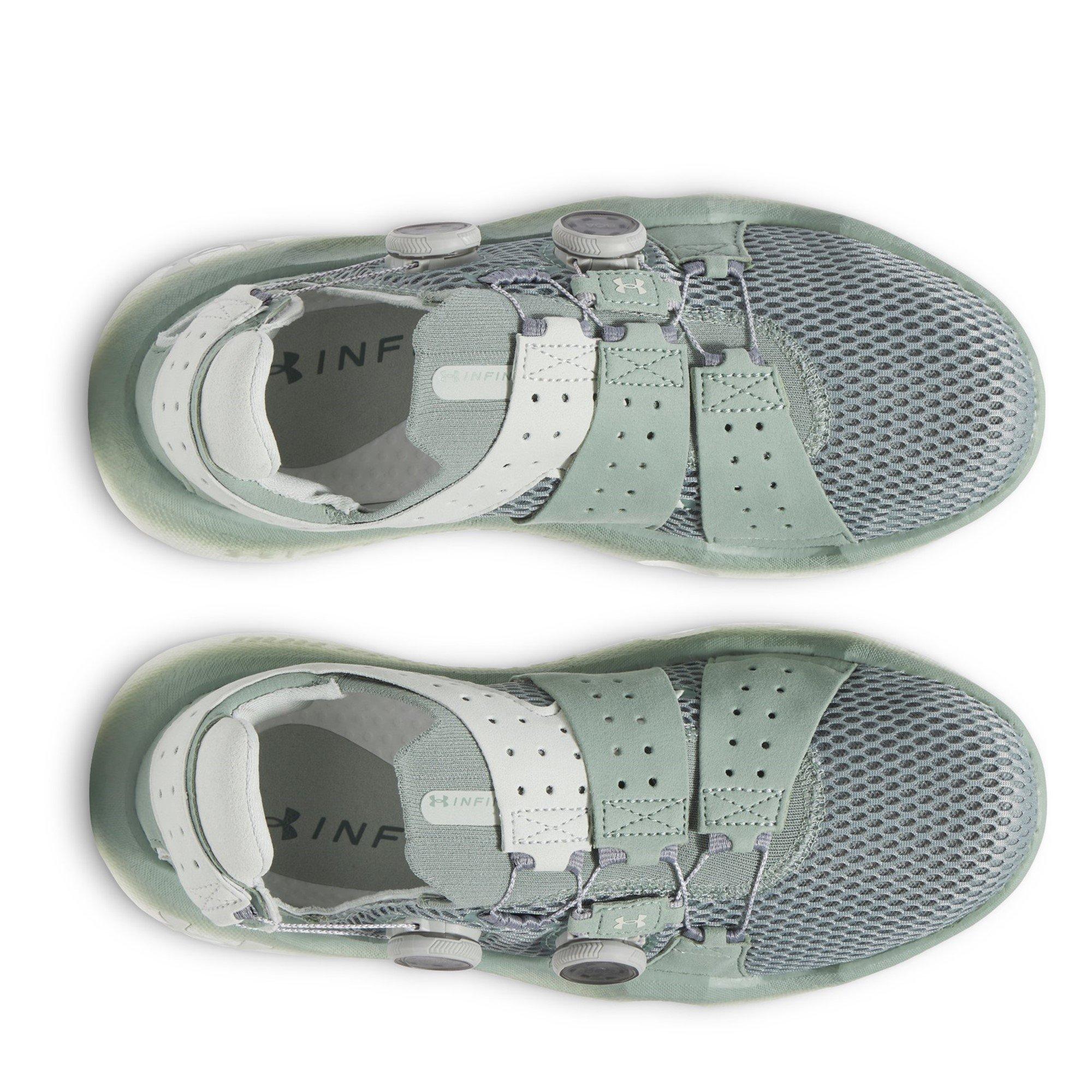 Green - Under Armour - Unisex Kids' Infinite Mega Everyday Neutral Road Running Shoes - 4