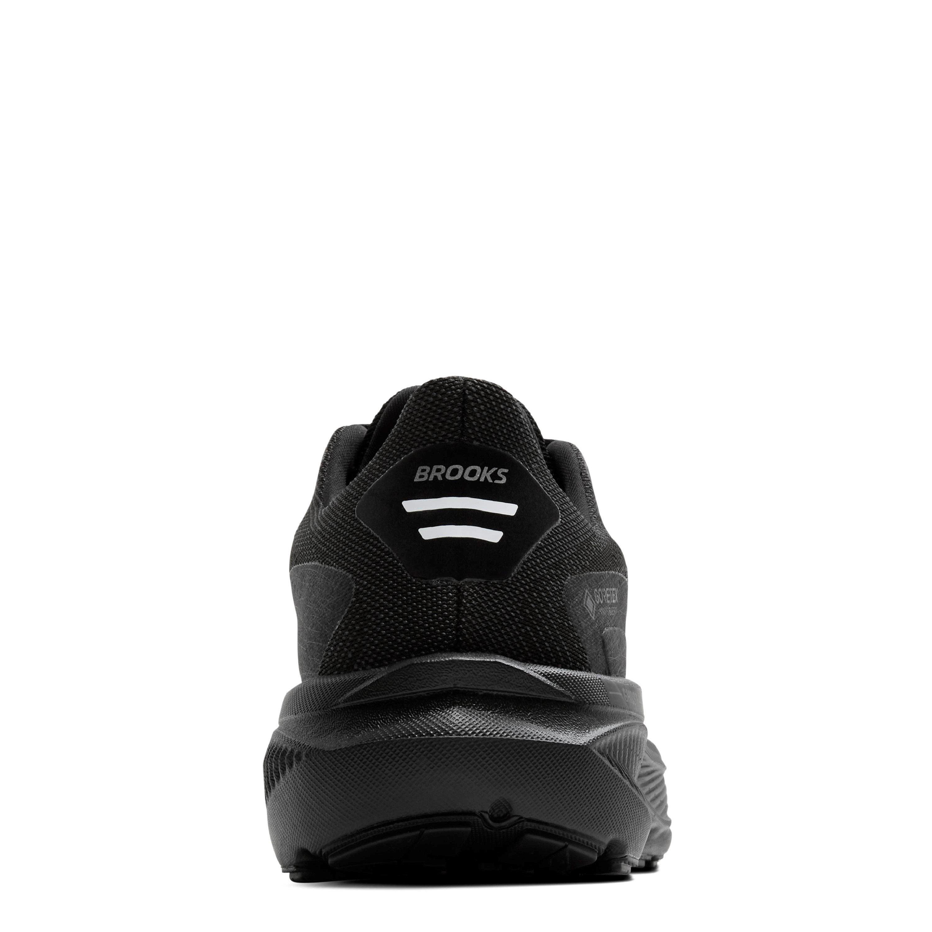 Black/Black - Brooks - Ghost 17 GTX Road Running Shoes Womens - 3