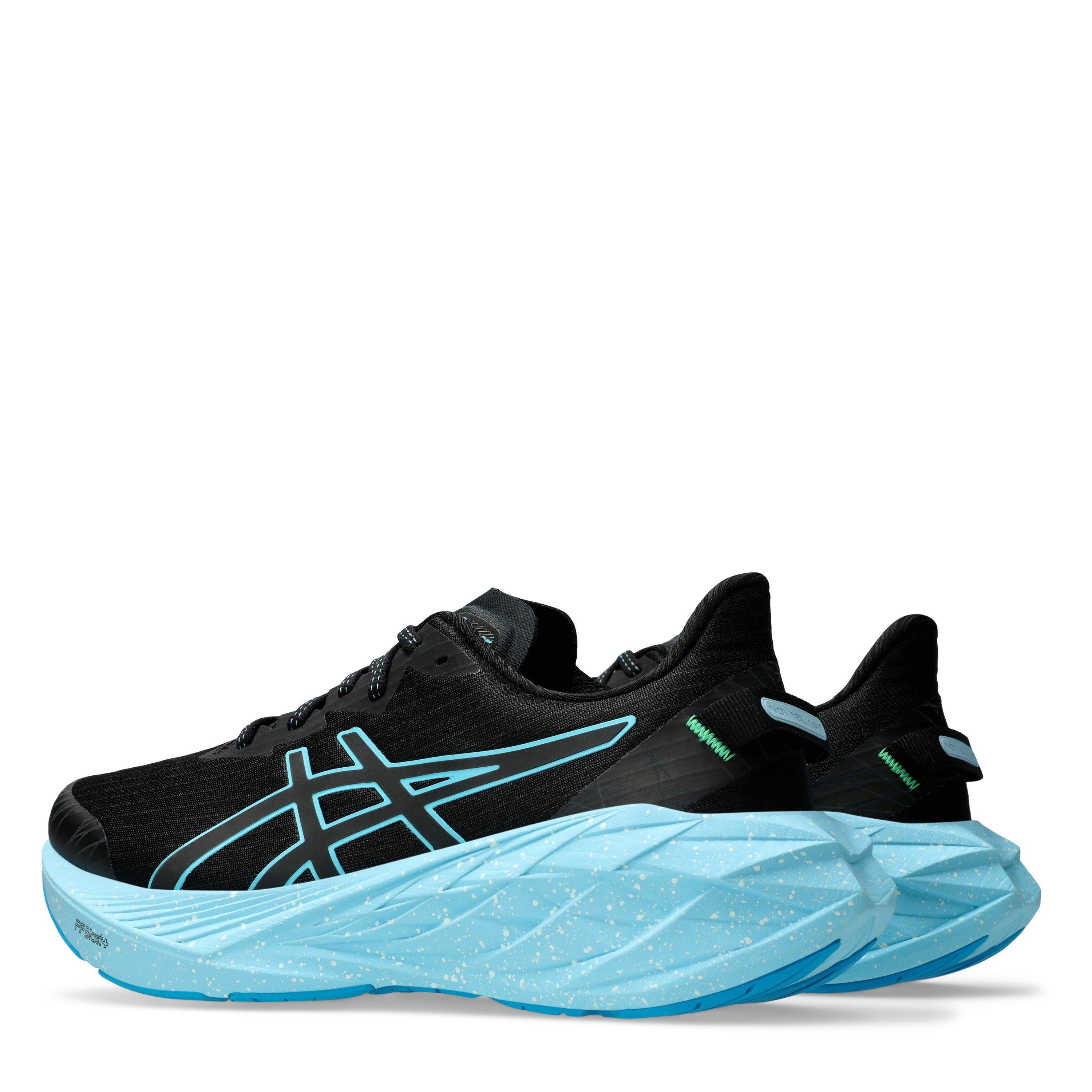 LITE-SHOW/CYAN - Asics - Novablast 4 Lite-Show Mens Running Shoes - 5