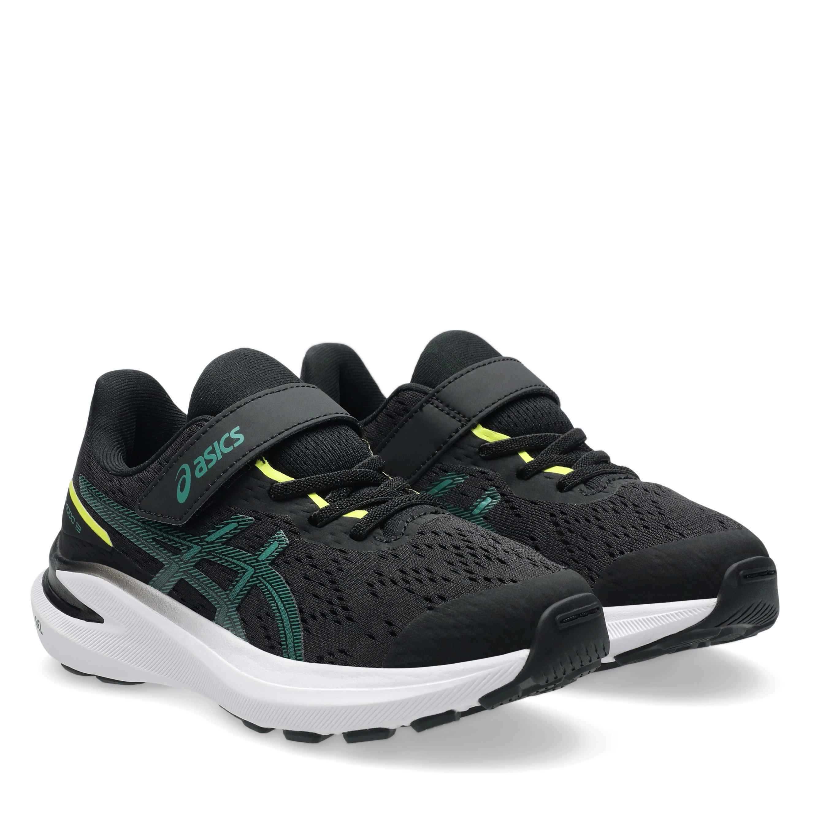 Black/Green - Asics - Kids Everyday Neutral Road Running Shoes - 4
