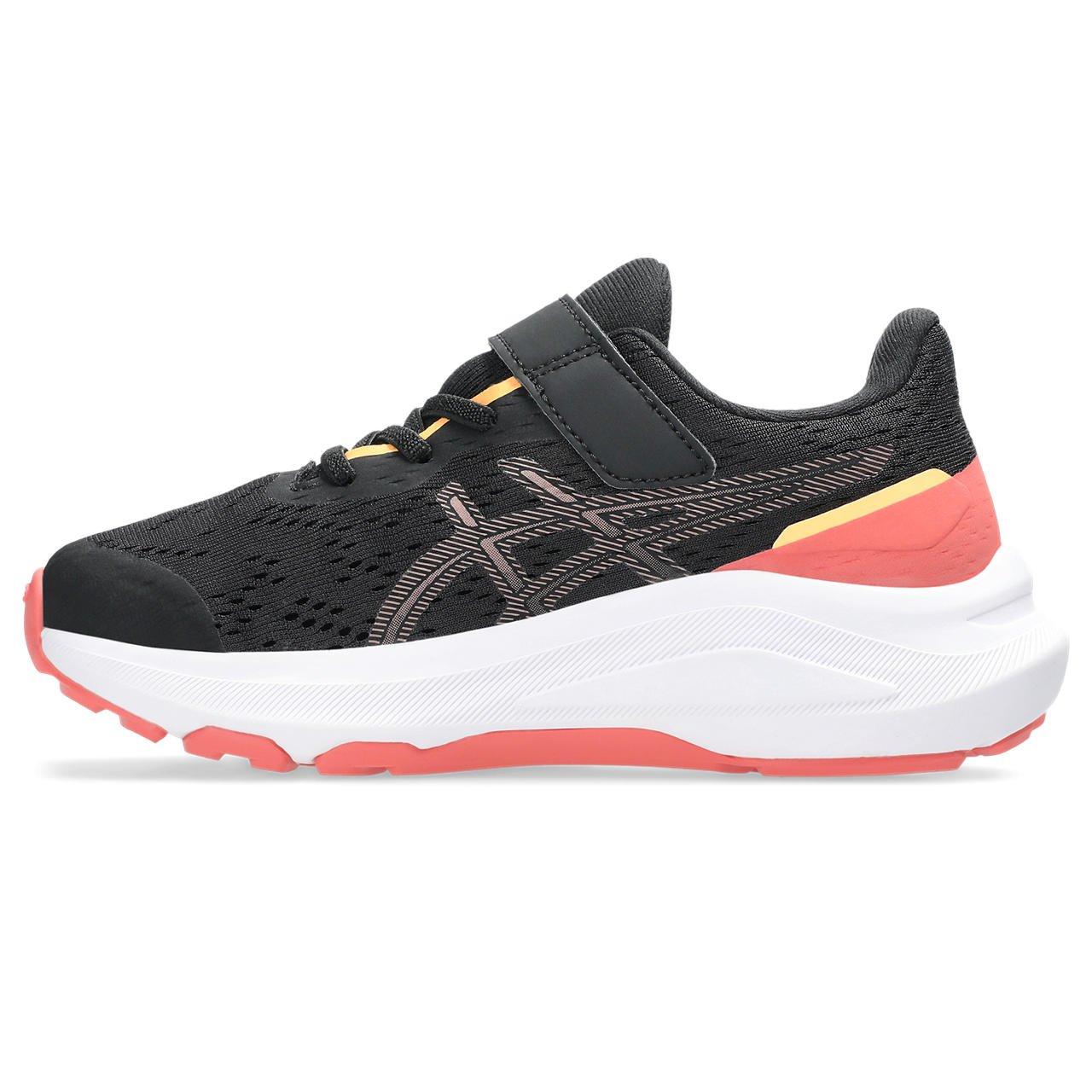 Black/Rubbl Red - Asics - Unisex Kids Everyday Neutral Road Running Shoes - 9