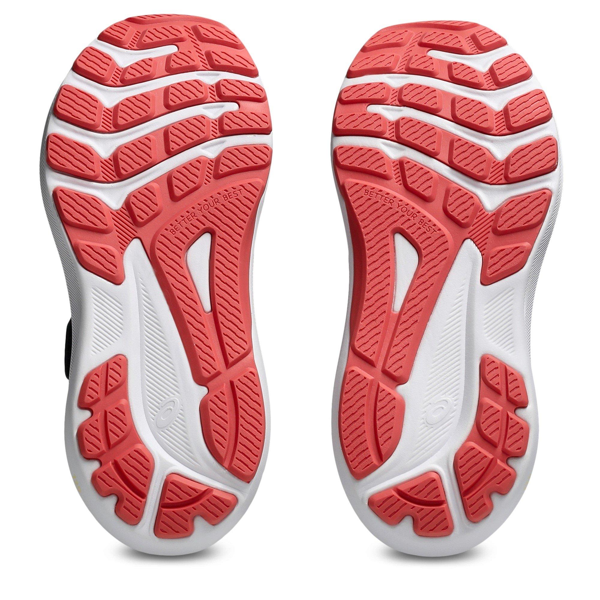 Black/Rubbl Red - Asics - Unisex Kids Everyday Neutral Road Running Shoes - 3