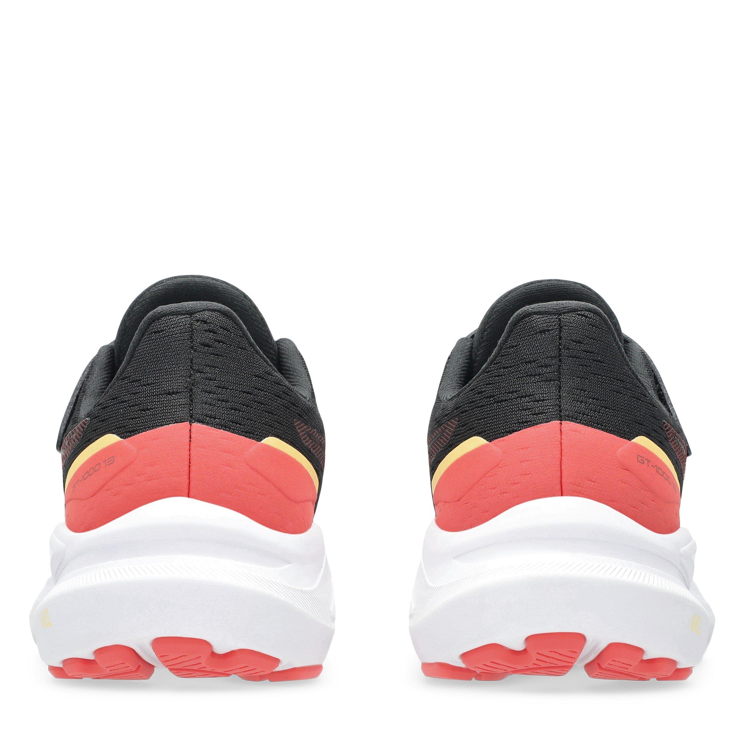 Black/Rubbl Red - Asics - Unisex Kids Everyday Neutral Road Running Shoes - 7