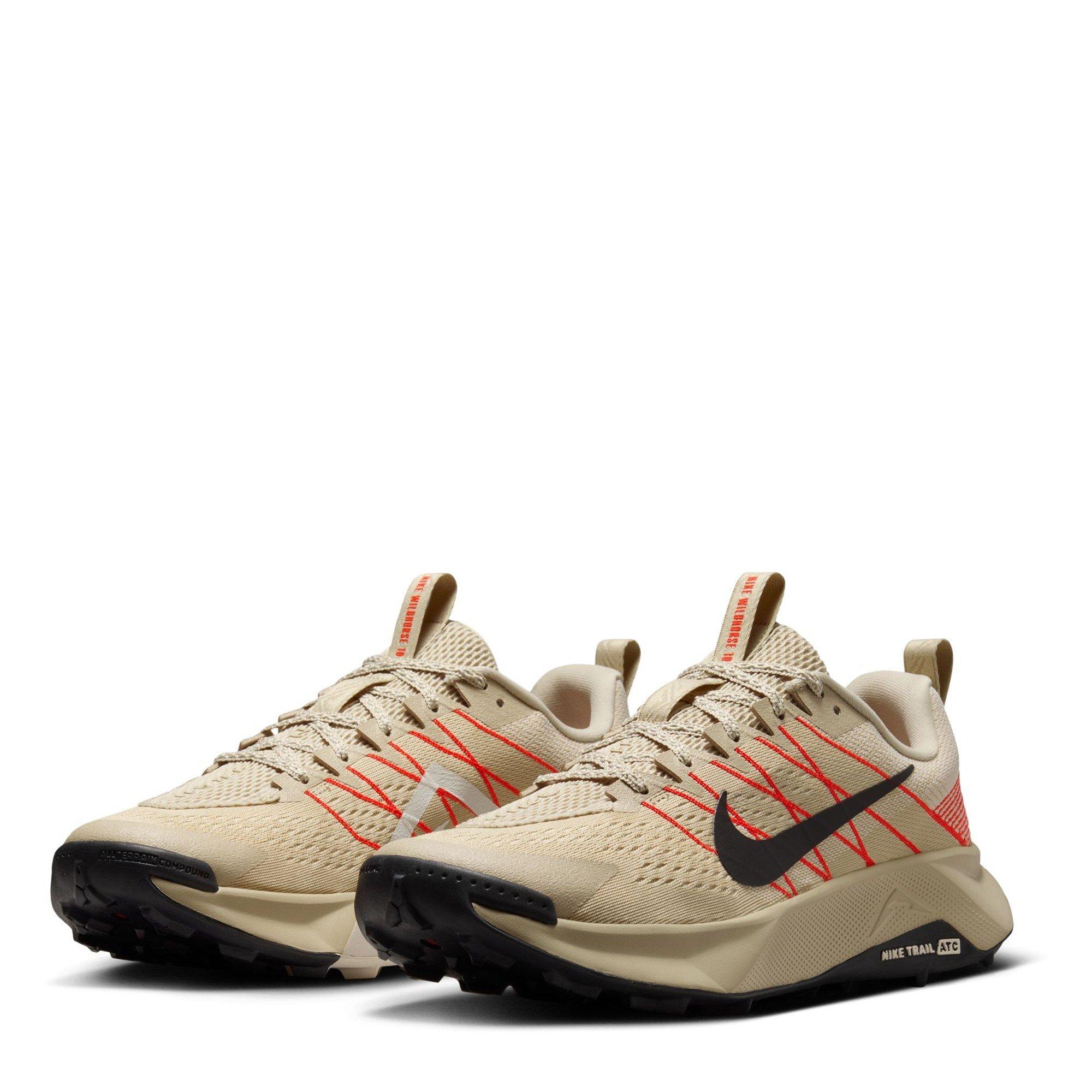 Linho/Vermelho Resistente - Nike - Wildhorse Trail Running Shoes - 4