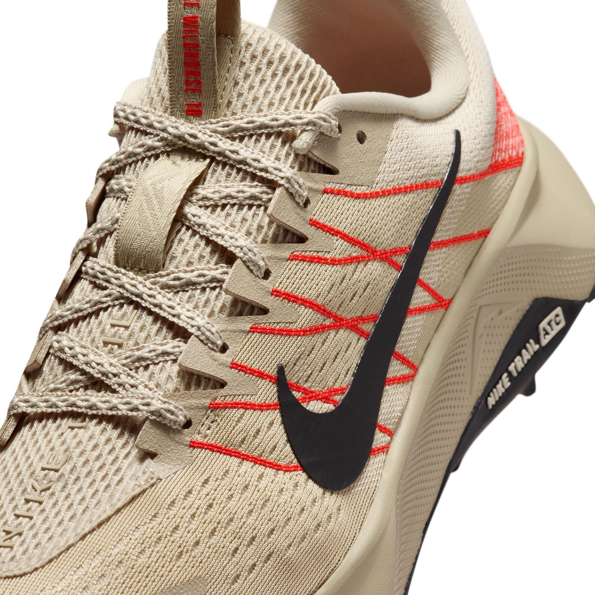 Linho/Vermelho Resistente - Nike - Wildhorse Trail Running Shoes - 7