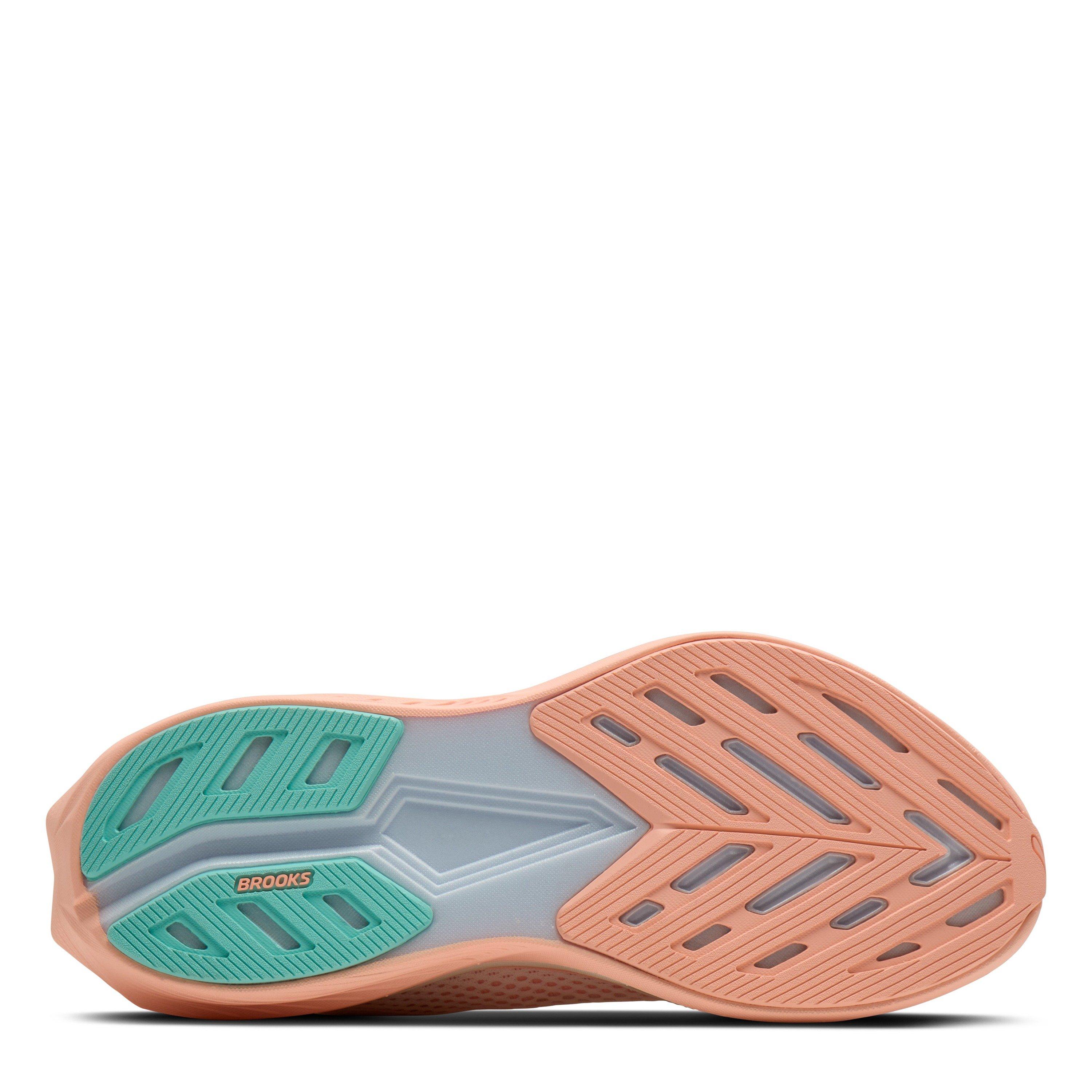 Coconut/Blue - Brooks - Hyperion 3 Running Shoes Womens - 6