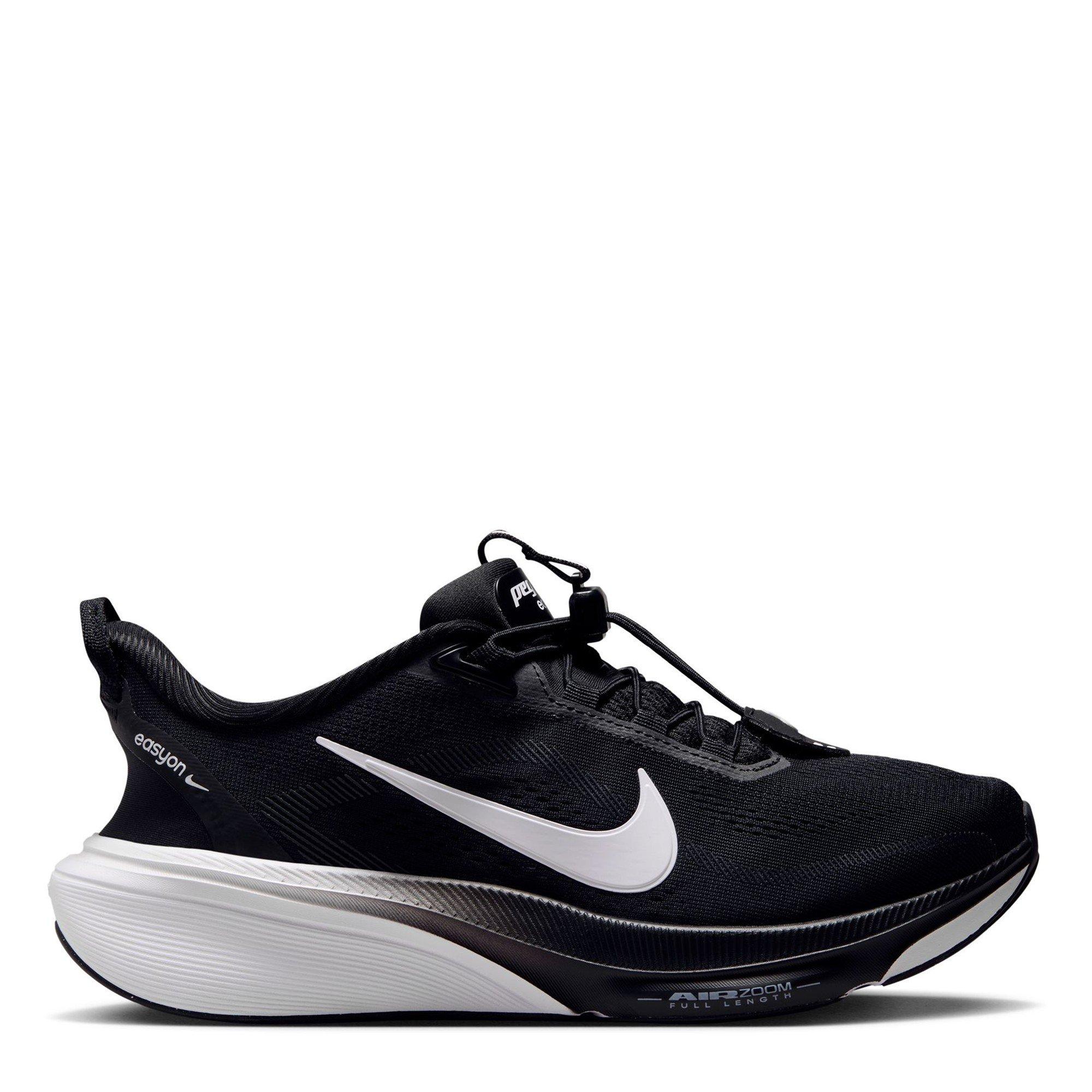 Black/Wht-Grey - Nike - Women's Pegasus 42 Road Running Shoes - 1