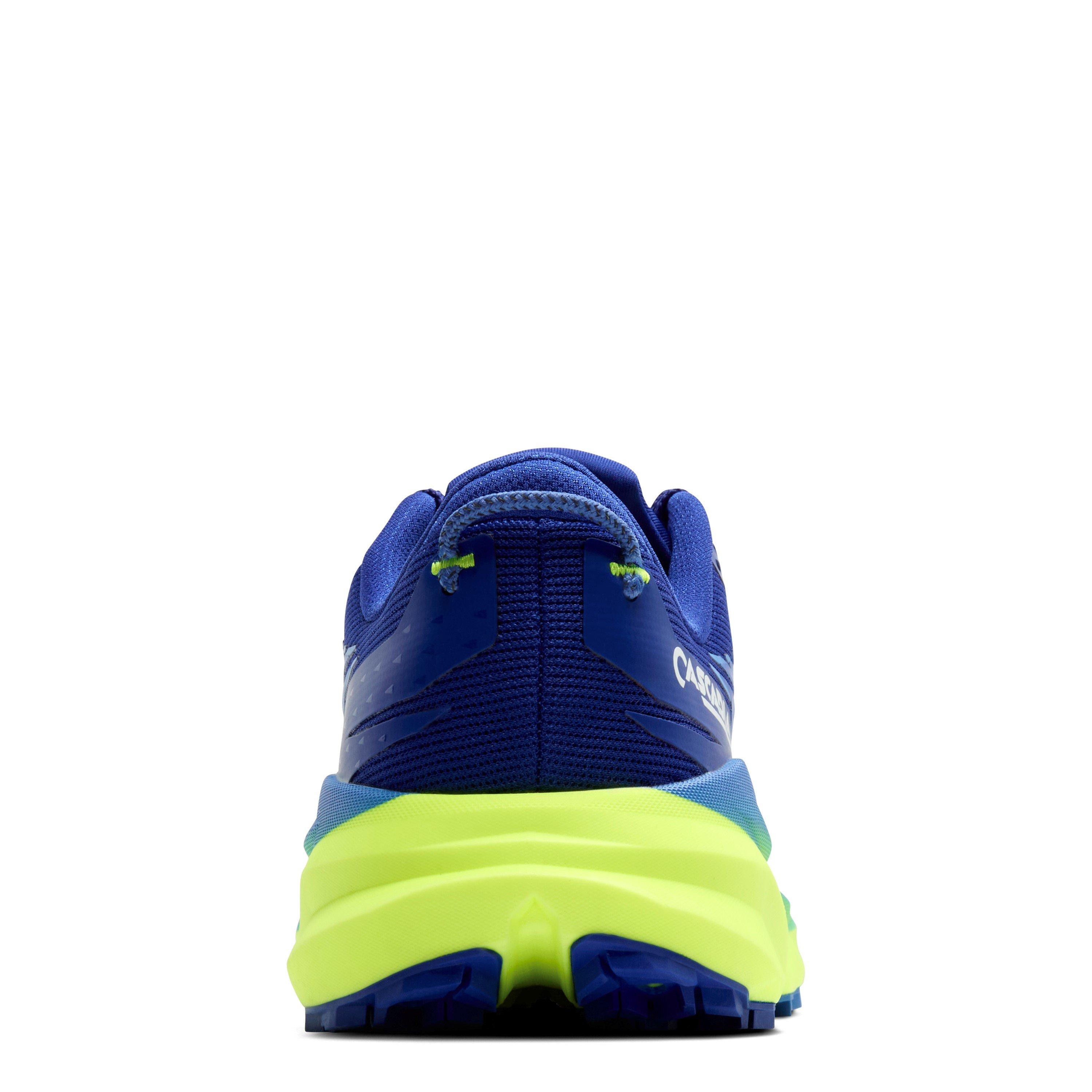 Blue/Yellow - Brooks - Cascadia 19 Off-Road Running Shoes Mens - 3