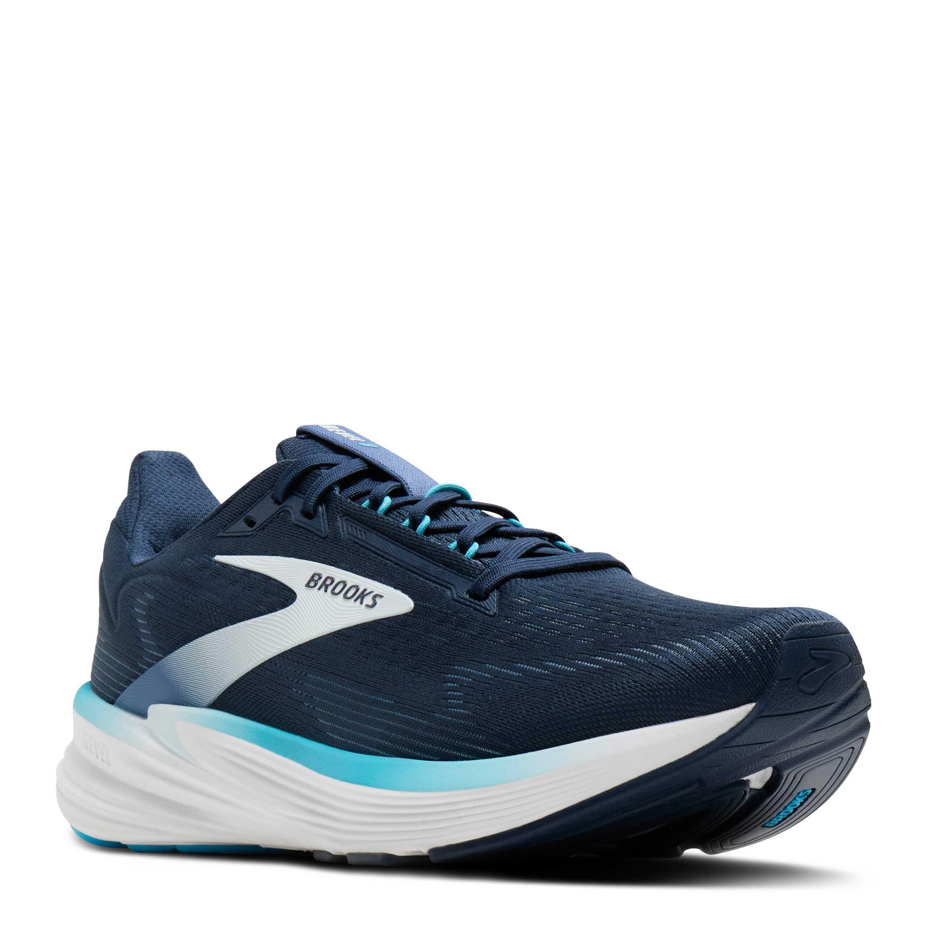 Navy/White - Brooks - Revel 8 Road Running Shoes Mens - 2