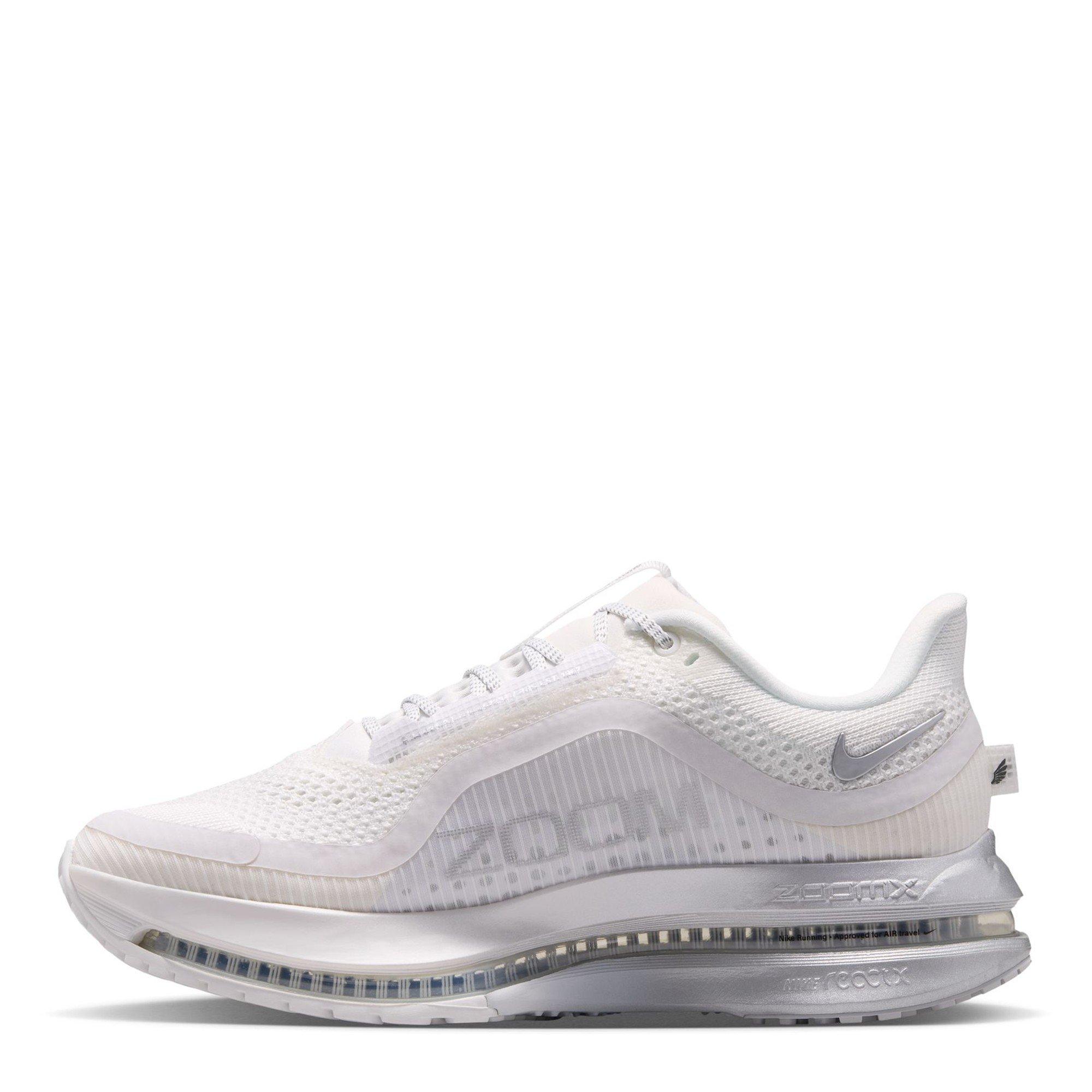 Wht/Silver-Grey - Nike - Women's Pegasus Premium Road Running Shoes - 2