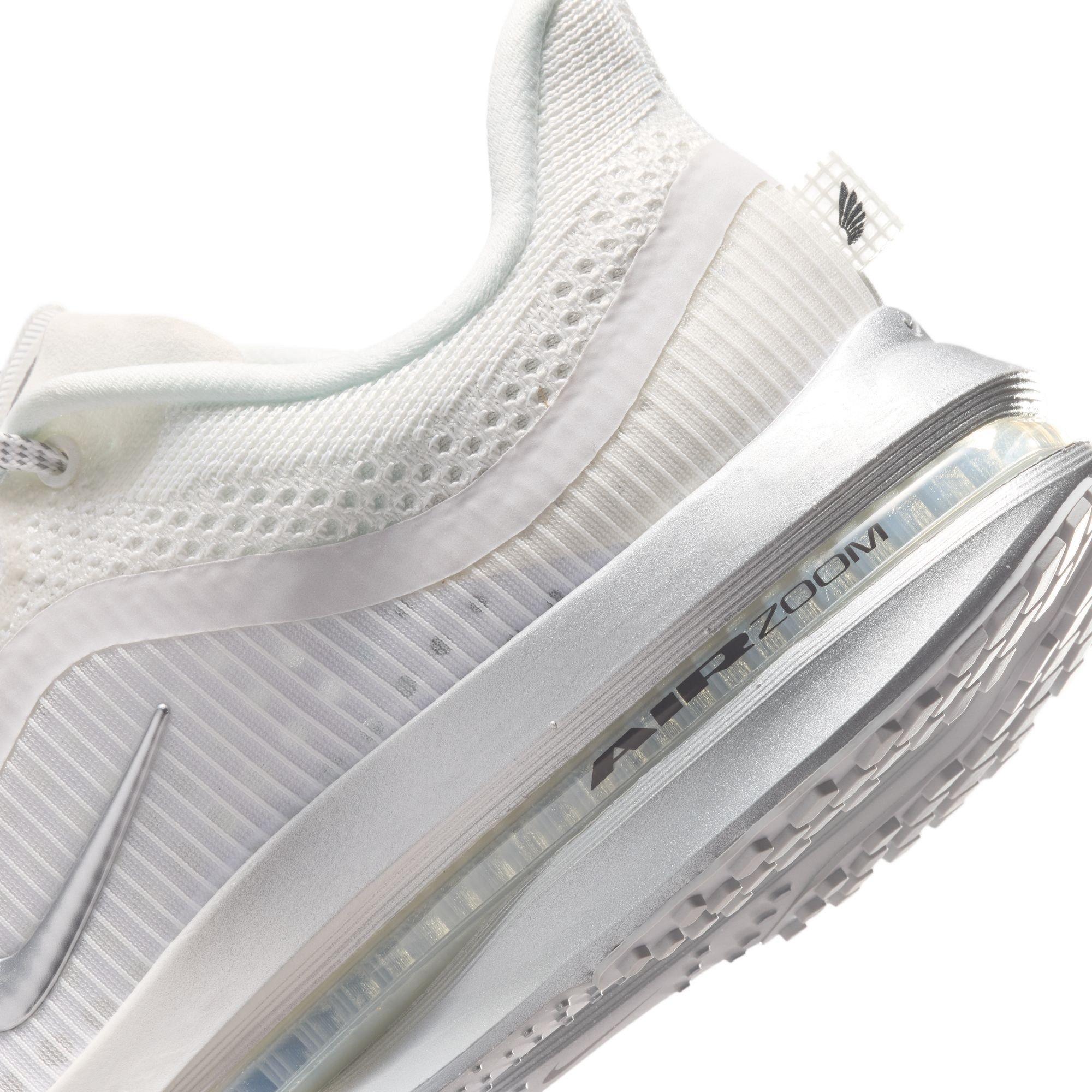 Wht/Silver-Grey - Nike - Women's Pegasus Premium Road Running Shoes - 8