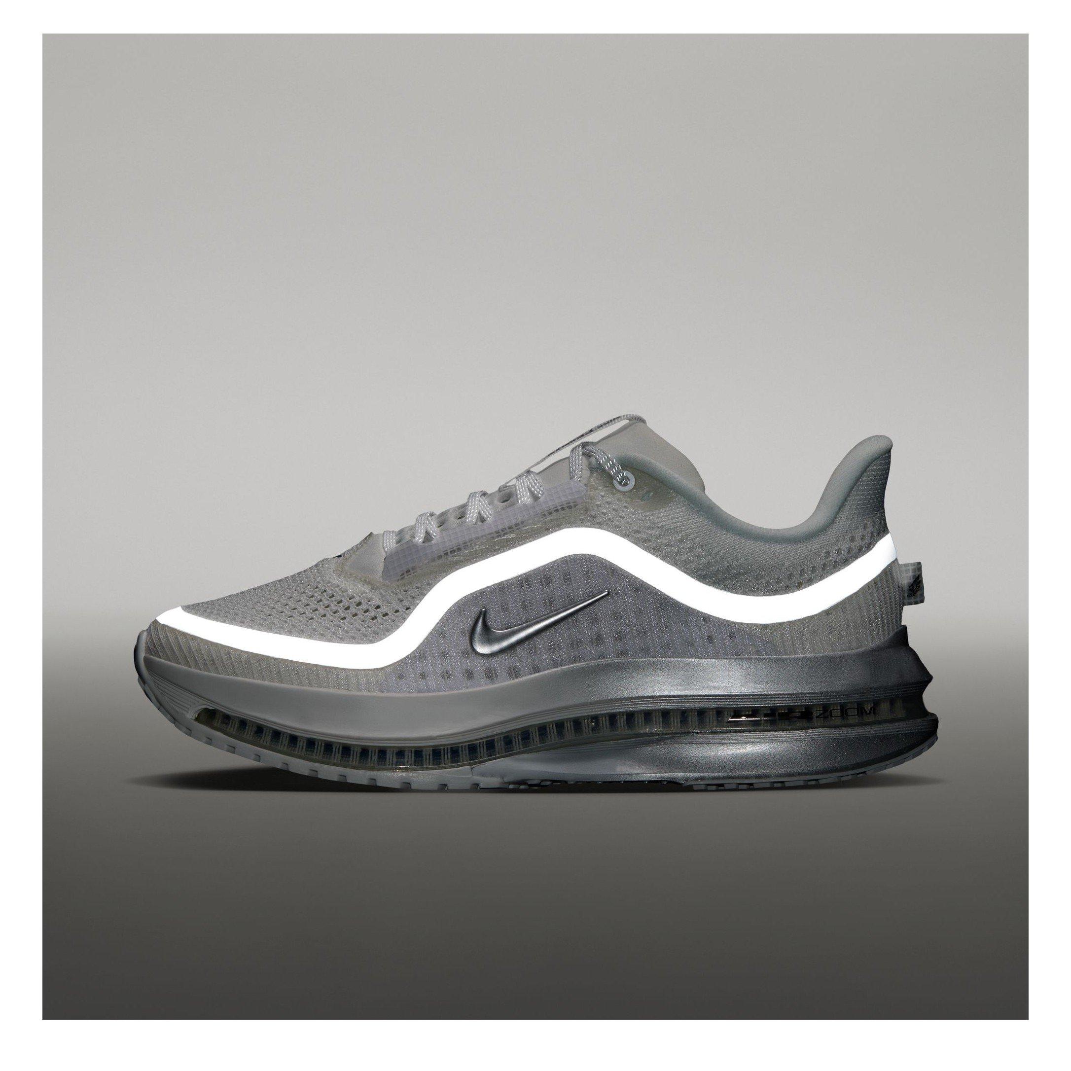 Wht/Silver-Grey - Nike - Women's Pegasus Premium Road Running Shoes - 9