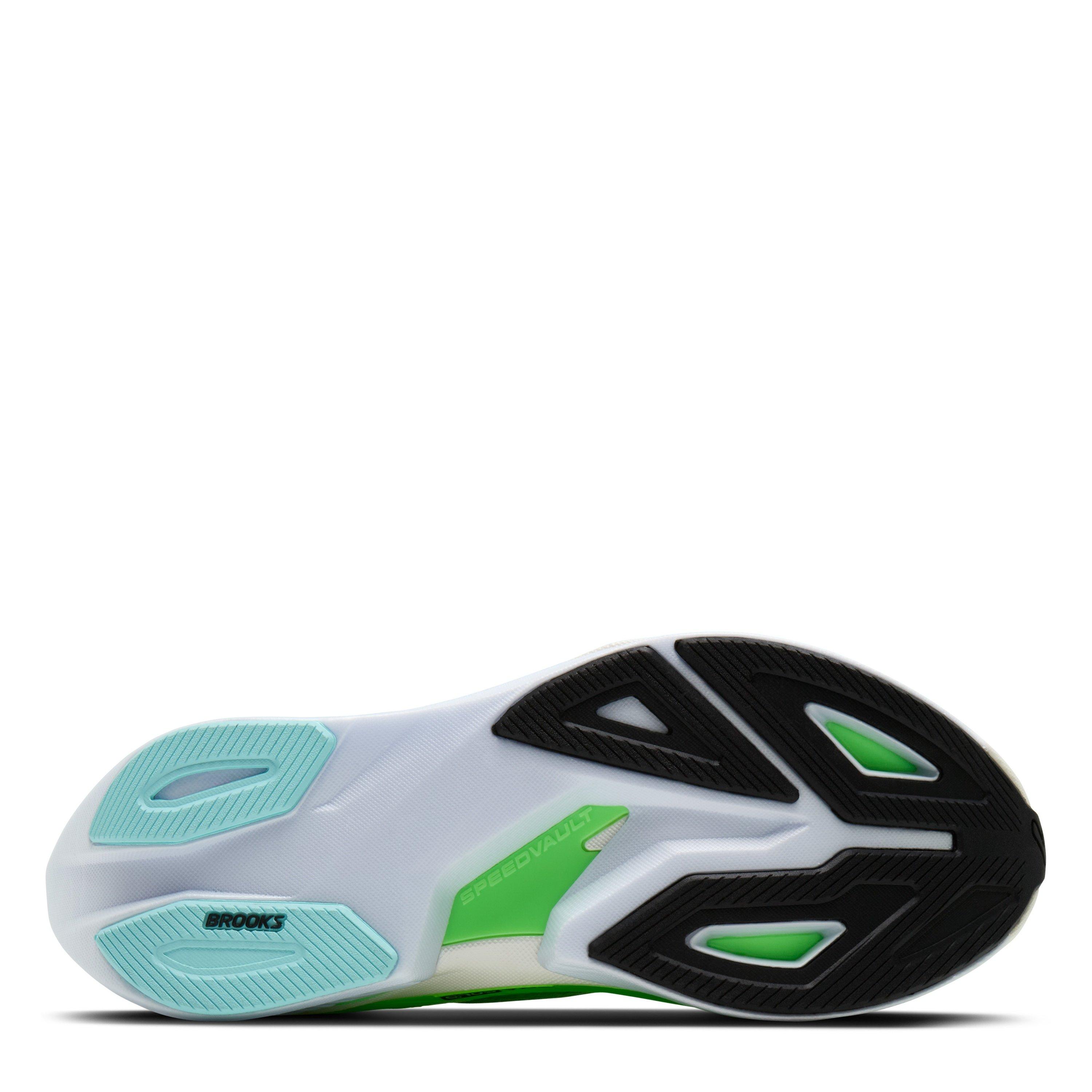 Green/White - Brooks - Hyperion Max 3 Road Running Shoes Mens - 6