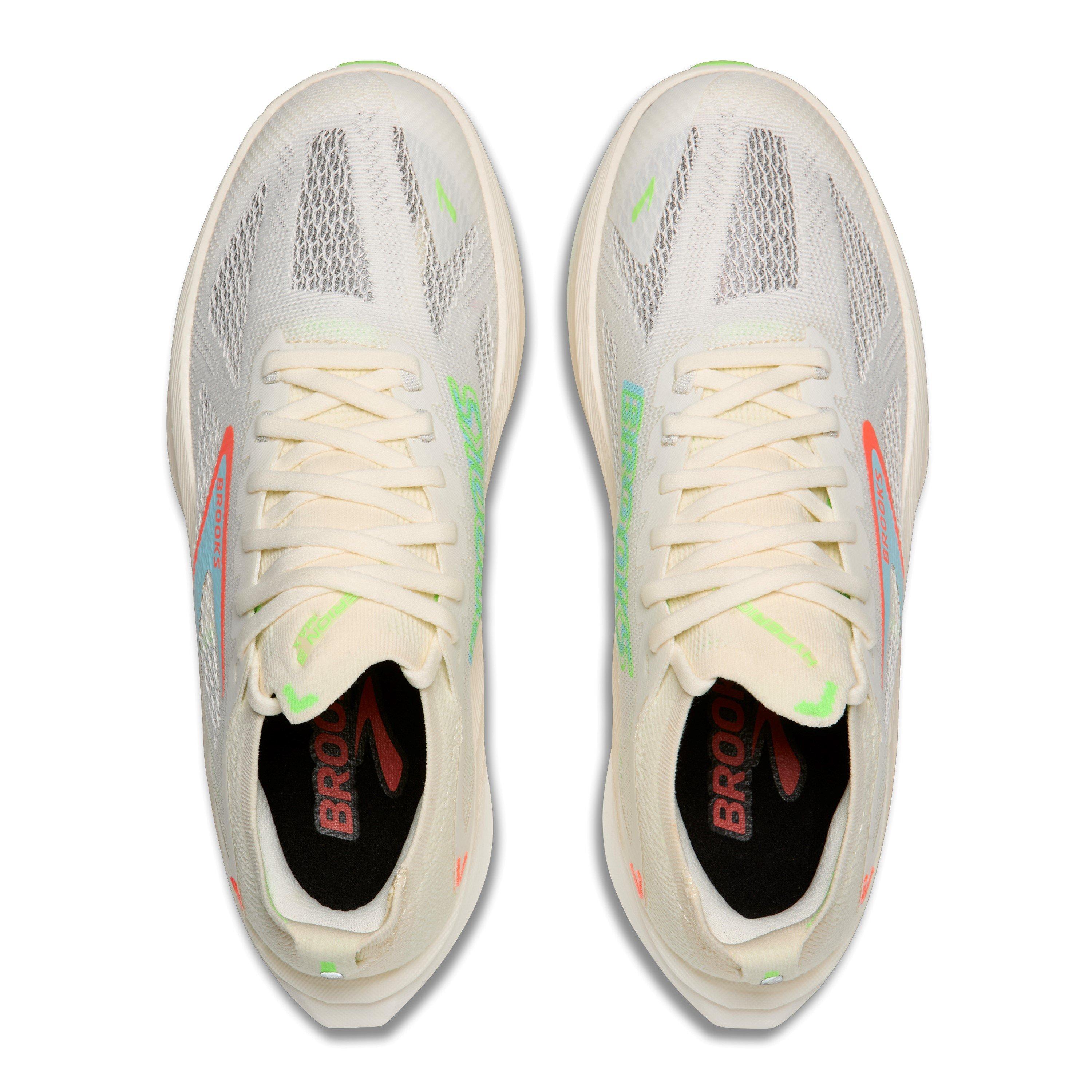 Coconut/Green - Brooks - Hyperion Max 3 Running Shoes Womens - 5