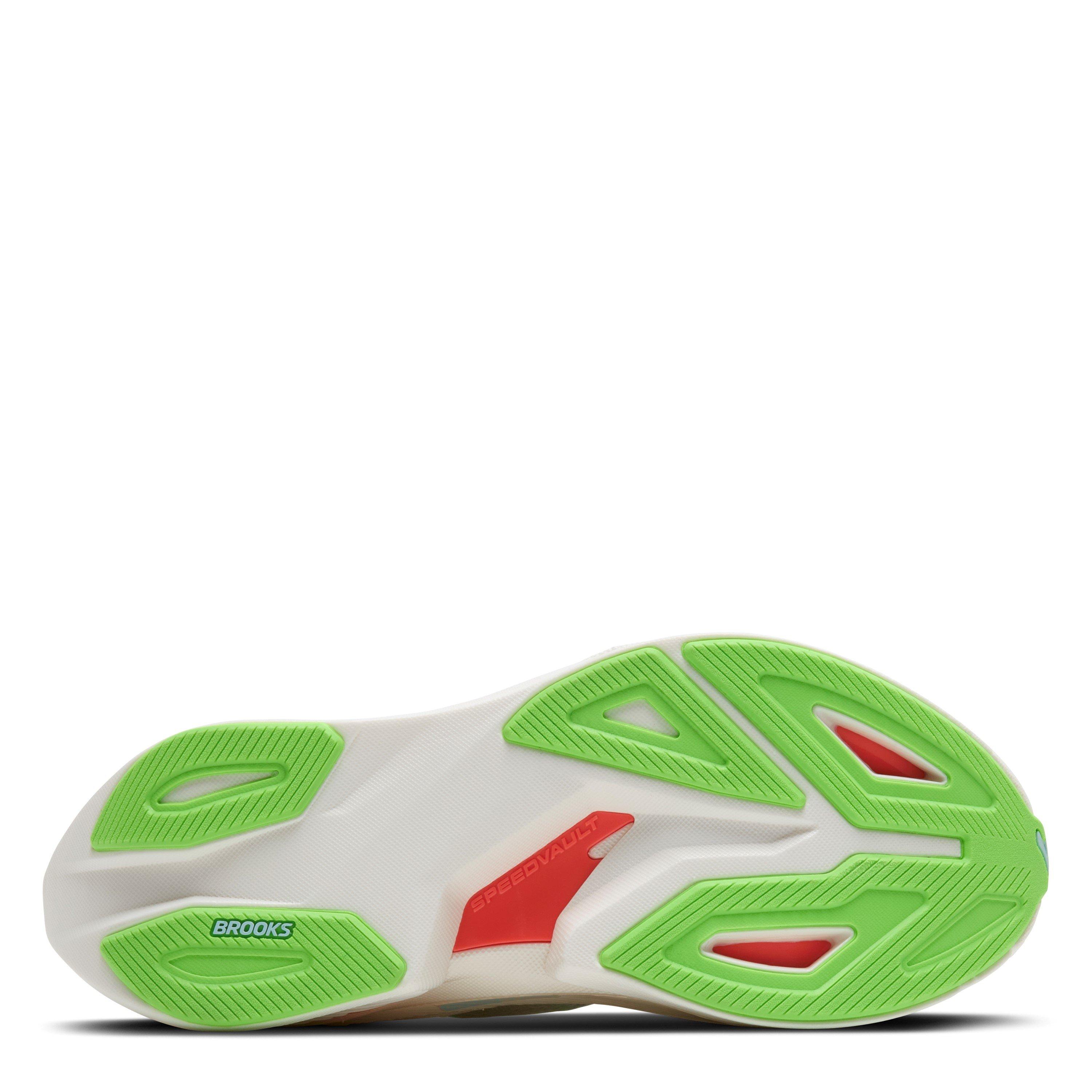 Coconut/Green - Brooks - Hyperion Max 3 Running Shoes Womens - 6