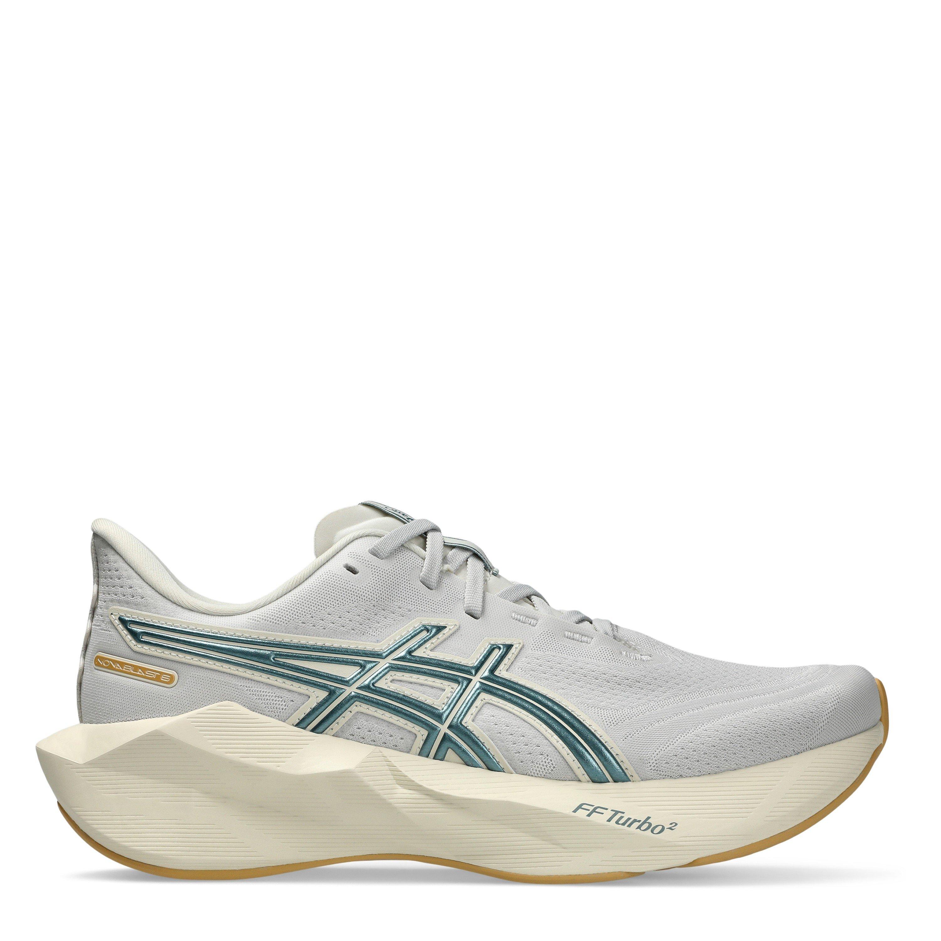 Grey/Teal - Asics - Novablast 6 Mens Running Shoes - 1