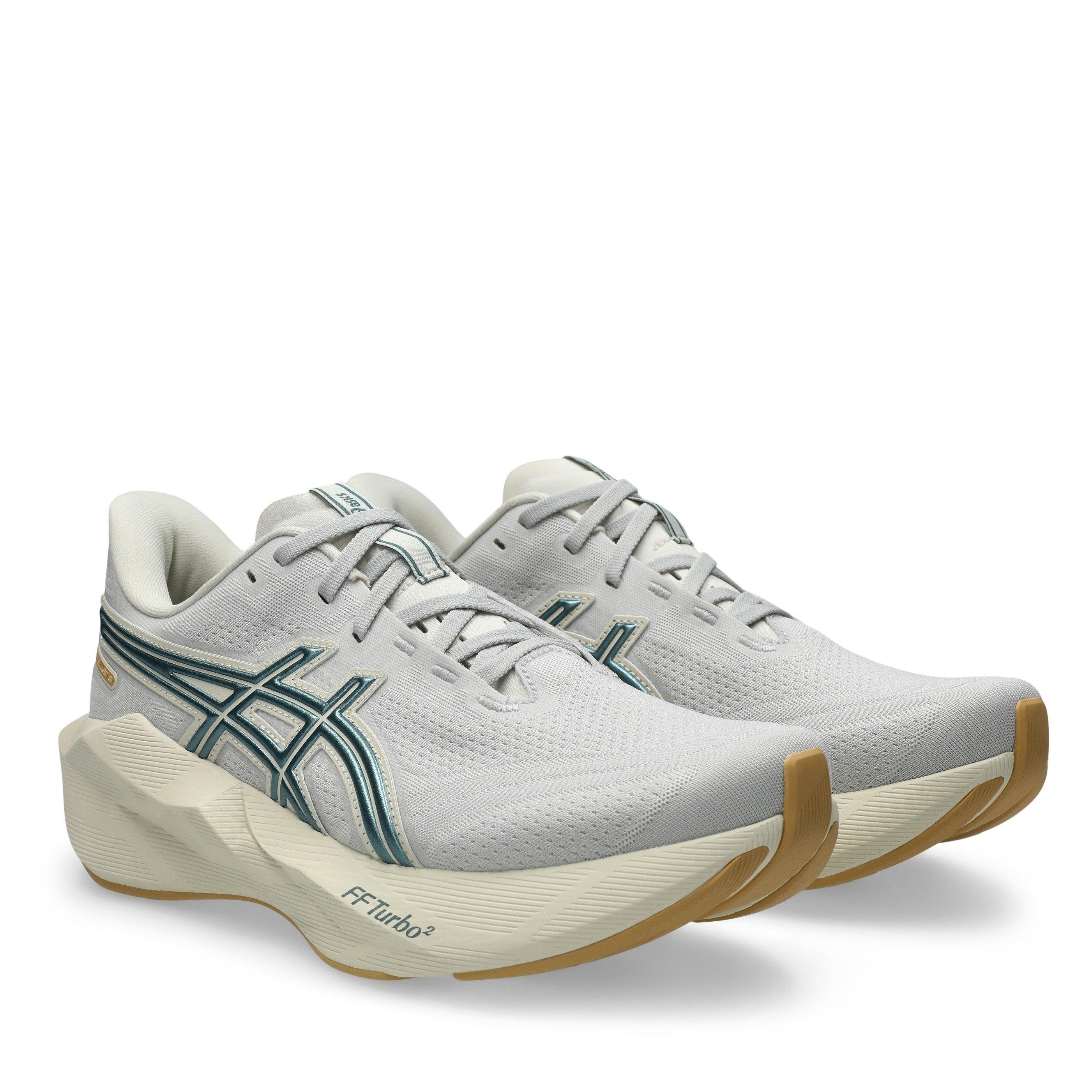 Grey/Teal - Asics - Novablast 6 Mens Running Shoes - 4
