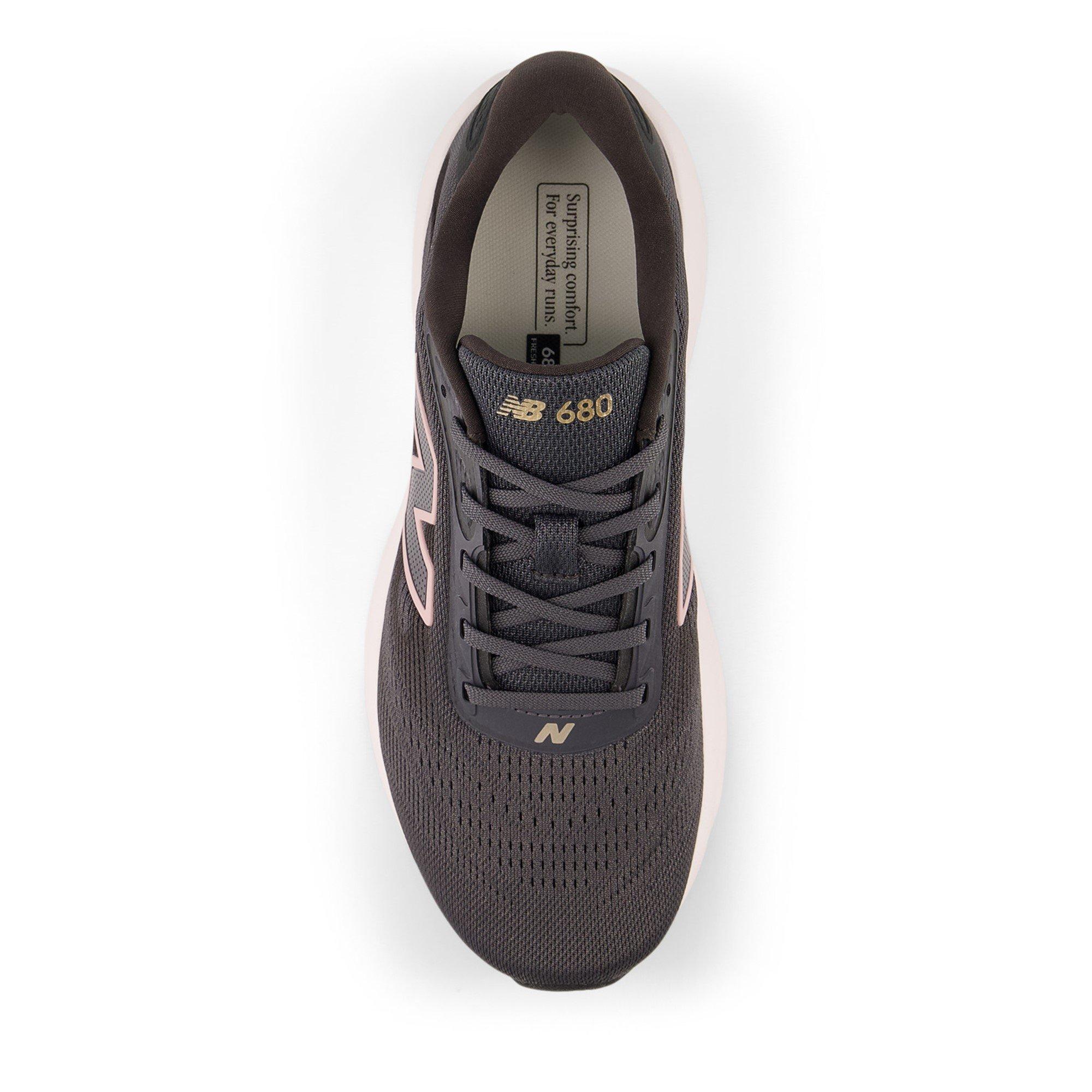 Black Cmnt/Pink - New Balance - NB Fresh Foam 680 Road Running Shoe Mens - 4
