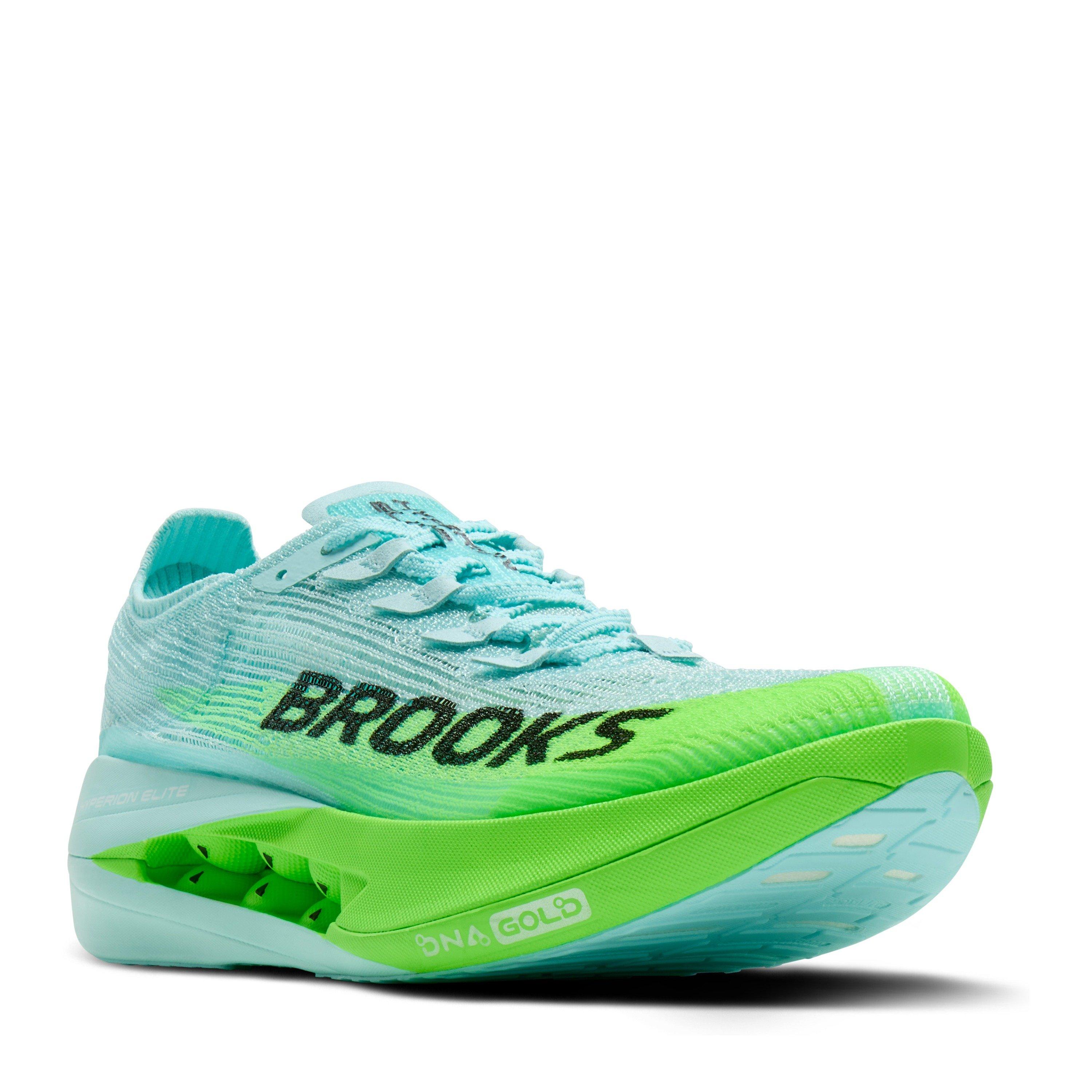 Blauw/Groen - Brooks - Hyperion Elite 5 Road Running Shoes Mens - 2