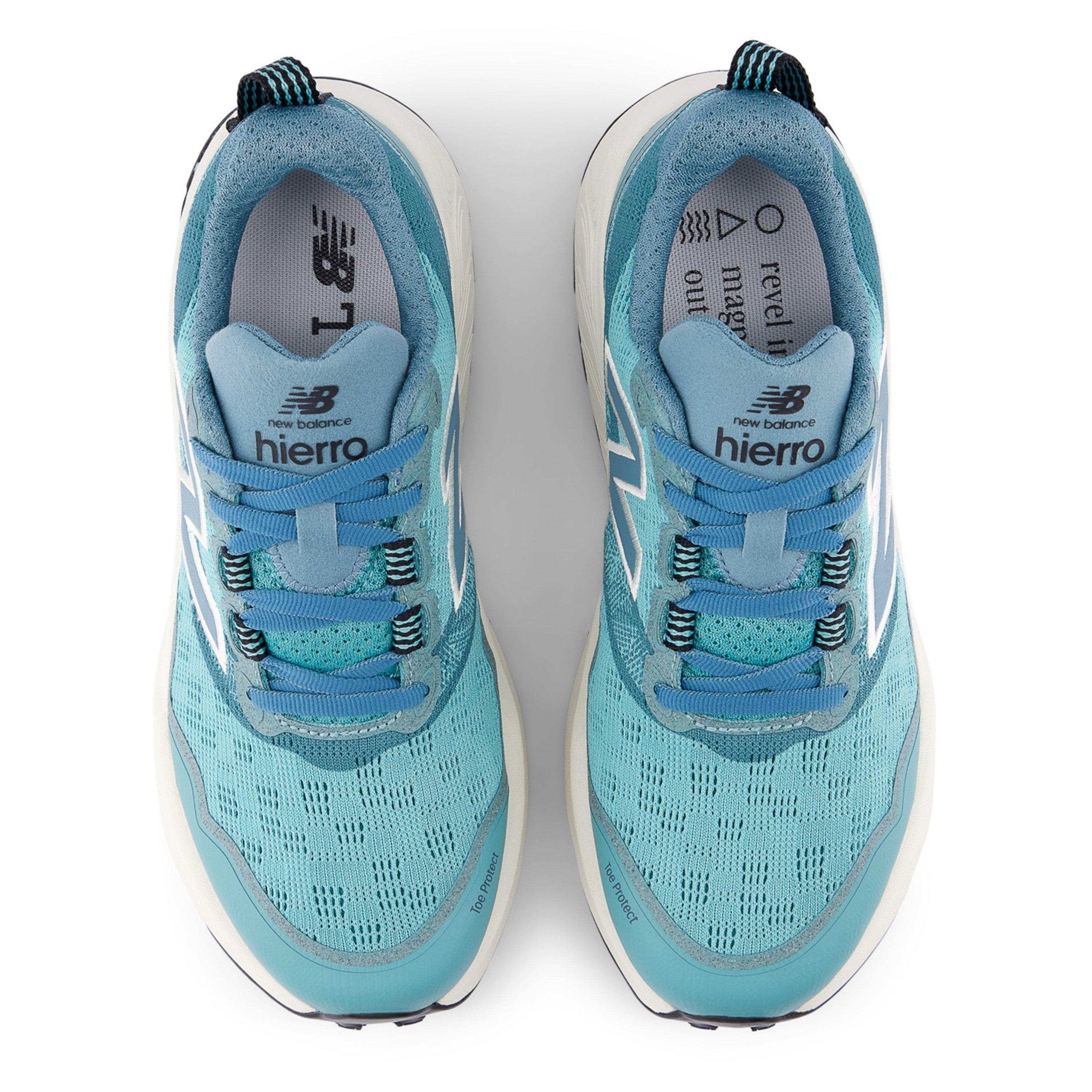 Fade Teal/Linen - New Balance - Women's Hierro Off-Road Trail Running Shoes - 6