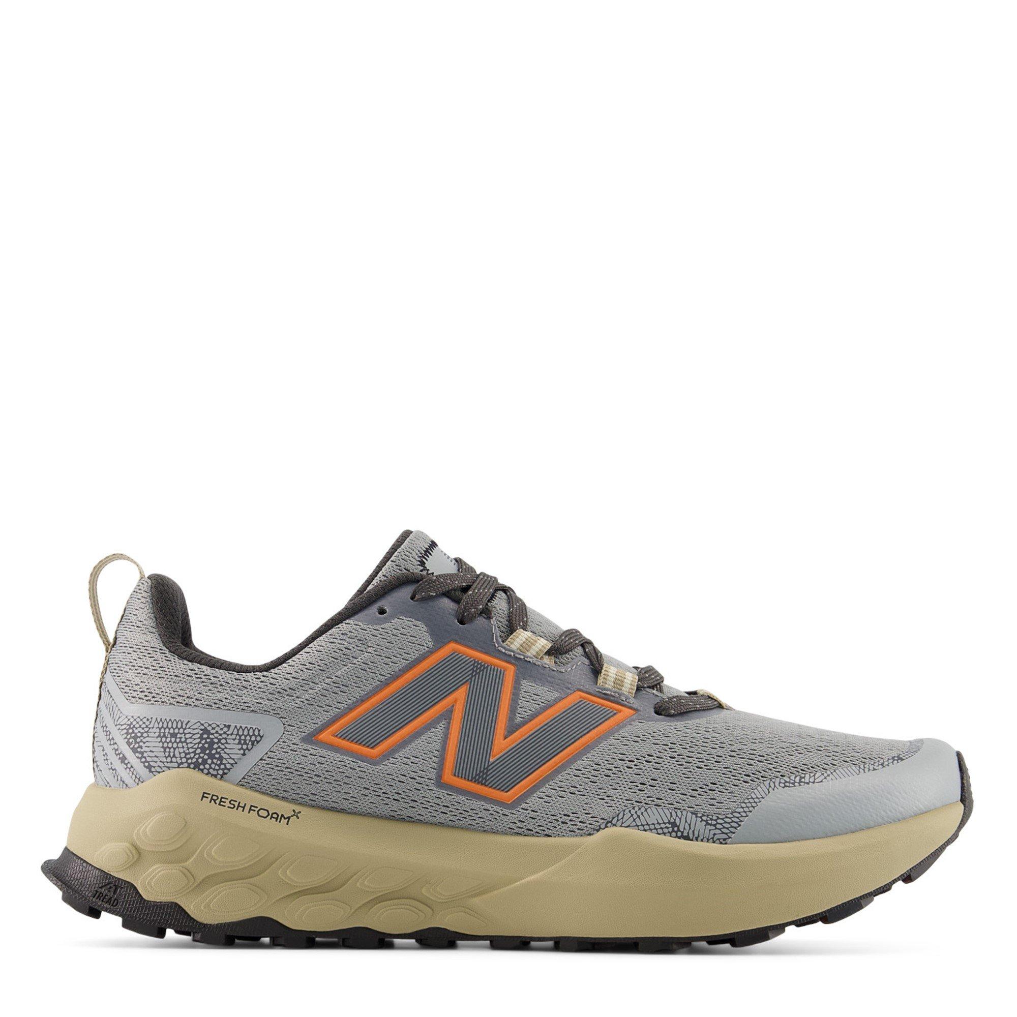 Slate Grey/Tang - New Balance - Men's Garoe Off-Road Trail Running Shoes - 1