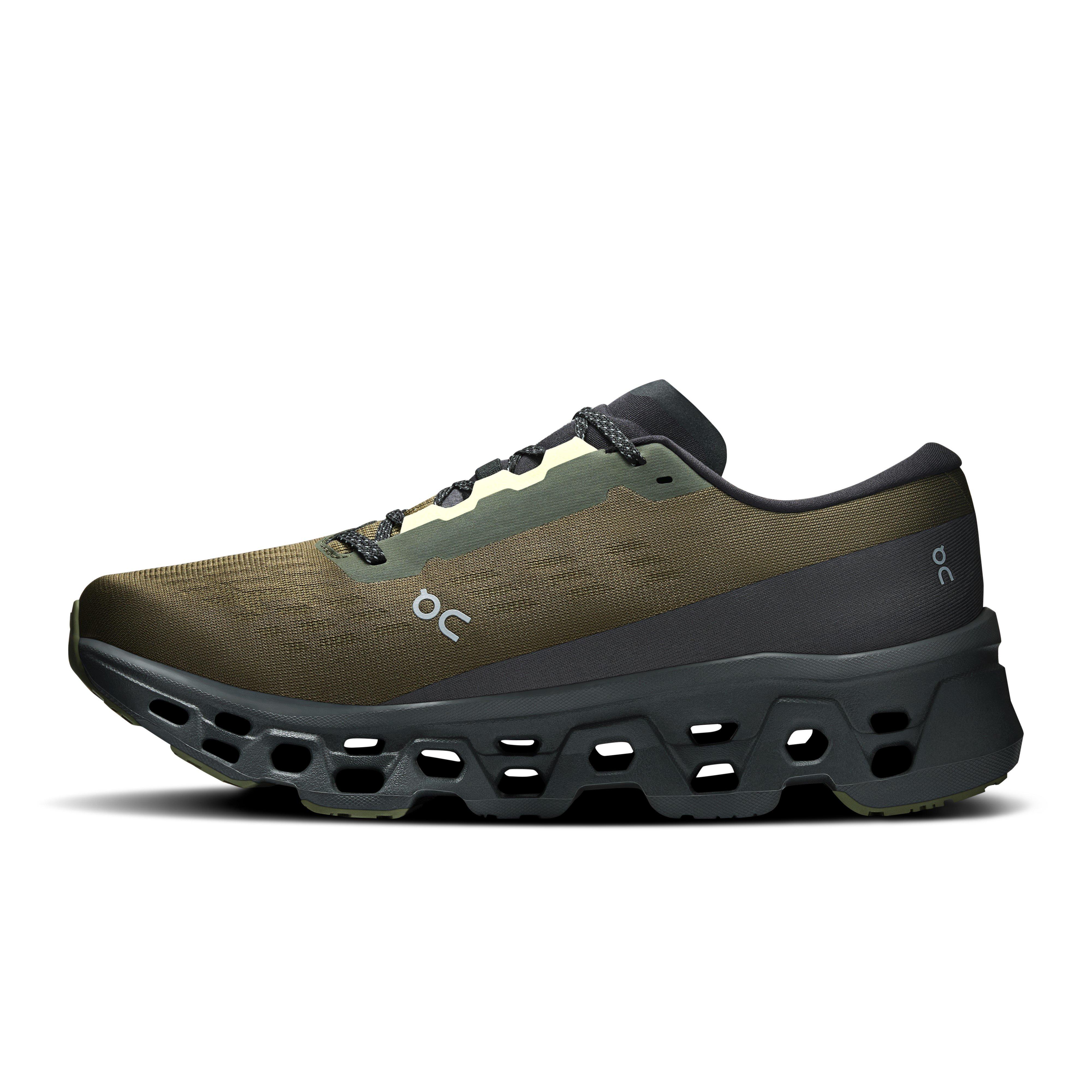 Olive/Eclipse - On - Mens Cloudmonster 3 Running Shoes - 4