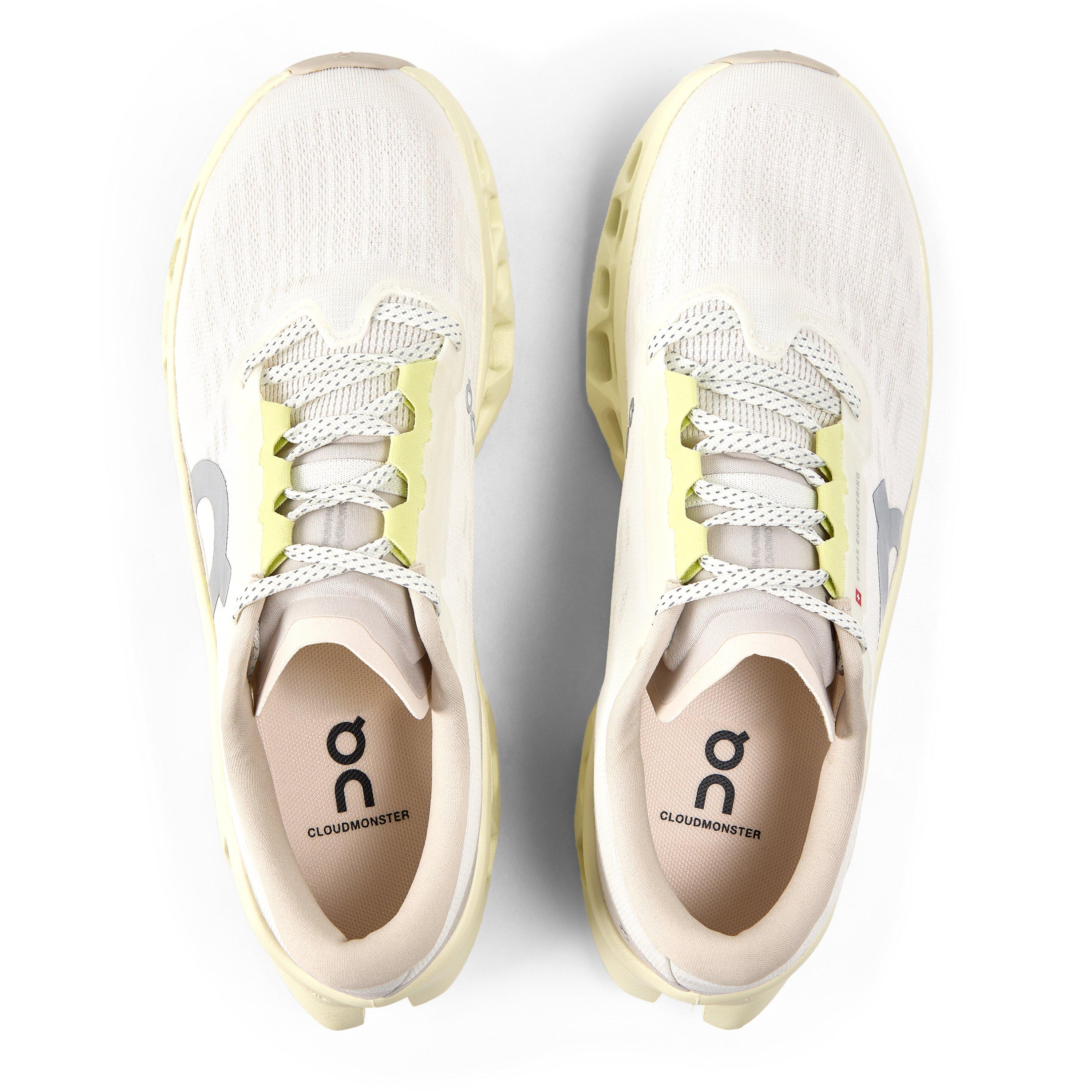 Ivory/Seedling - On - Womens Cloudmonster 3 Running Shoes - 5