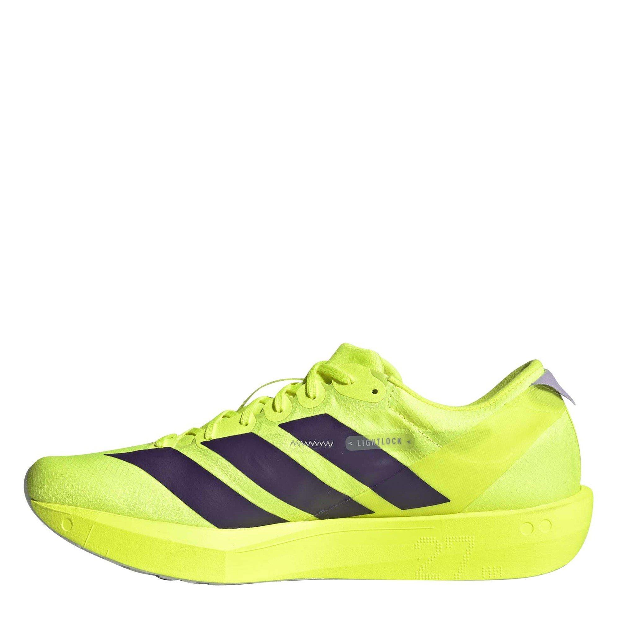 Yellow/Plum - adidas - Adios 9 Mens Running Shoes - 2