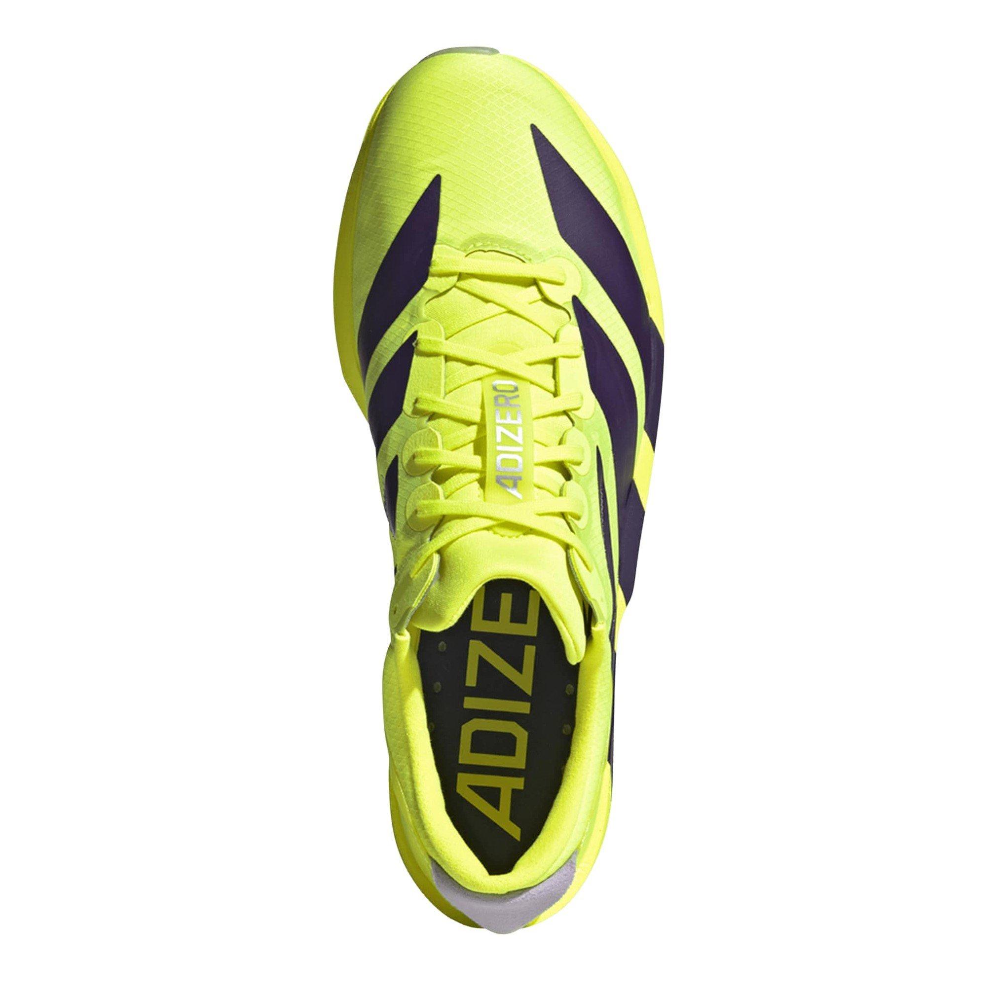Yellow/Plum - adidas - Adios 9 Mens Running Shoes - 5