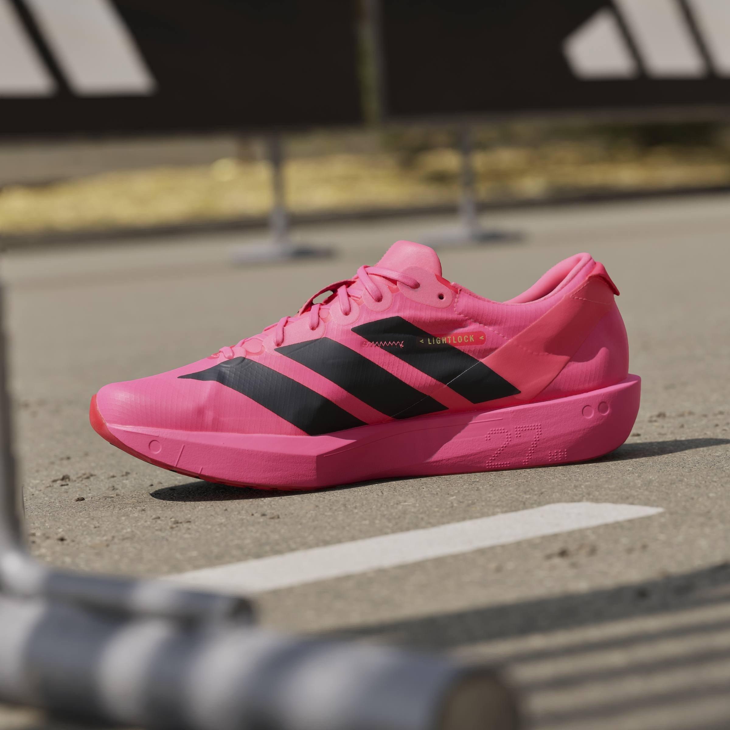 Solar/Black/Red - adidas - Adios 9 Mens Running Shoes - 14