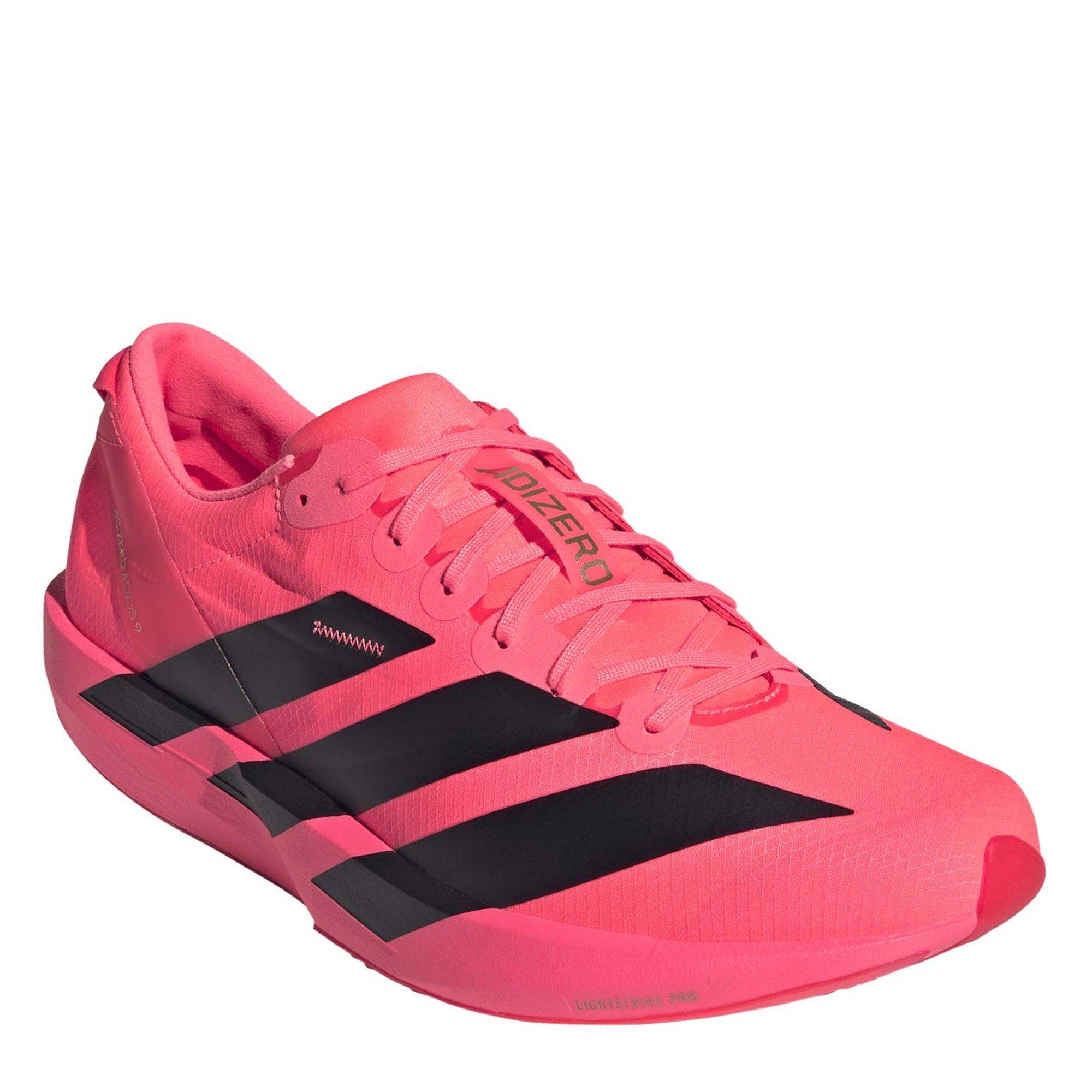 Solar/Black/Red - adidas - Adios 9 Mens Running Shoes - 3