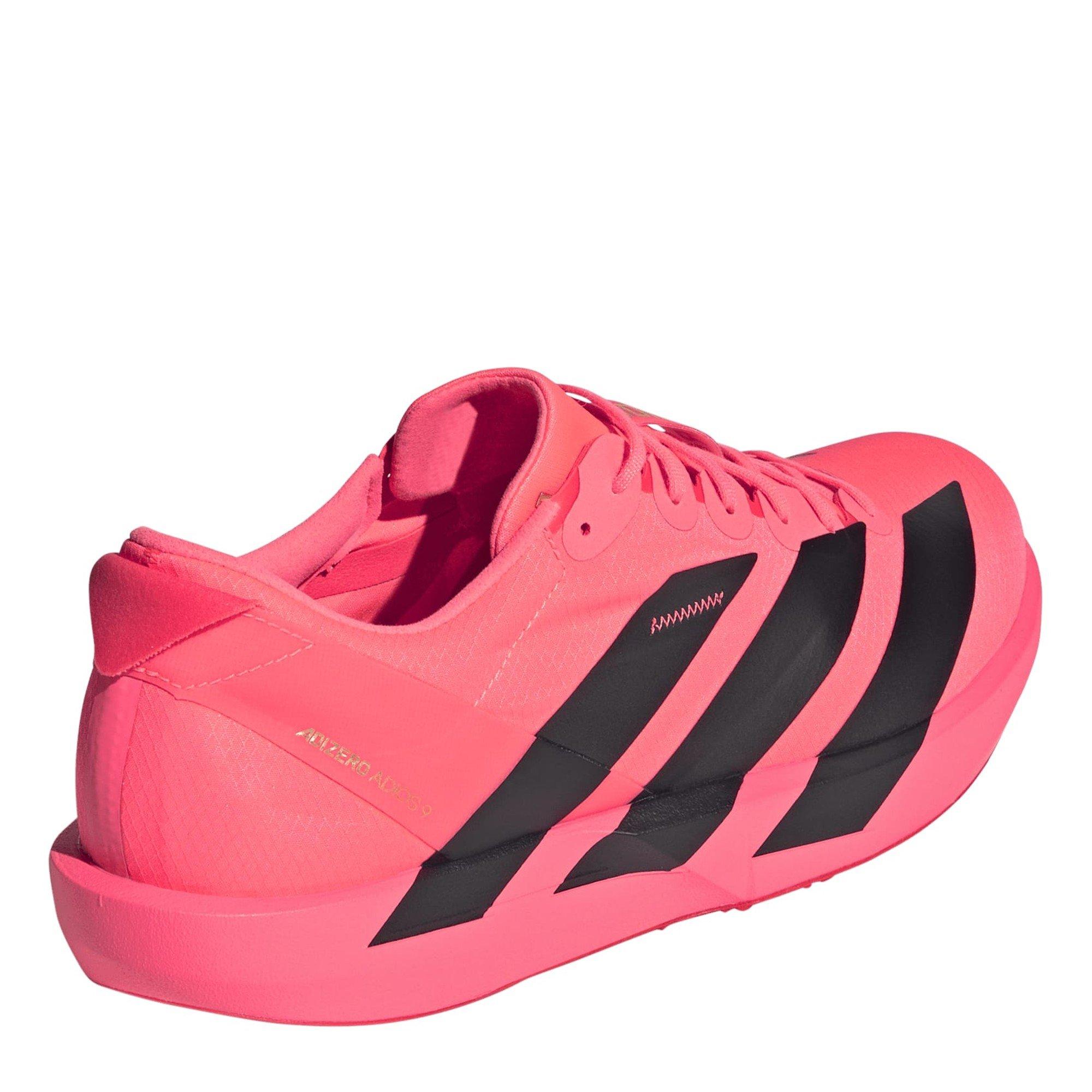 Solar/Black/Red - adidas - Adios 9 Mens Running Shoes - 4