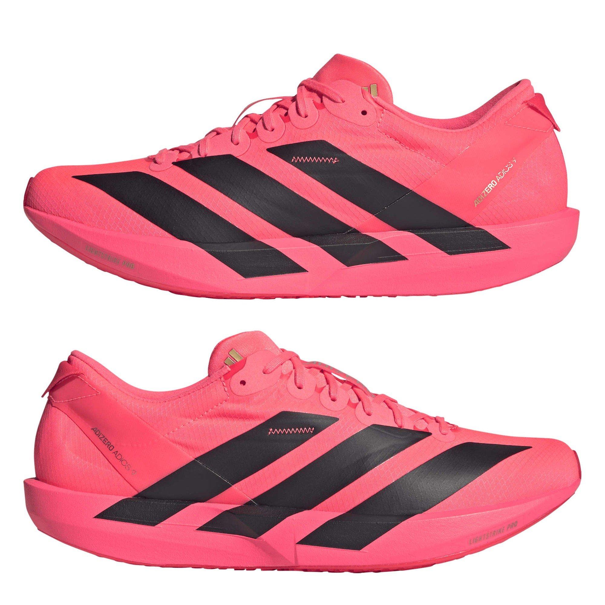 Solar/Black/Red - adidas - Adios 9 Mens Running Shoes - 9