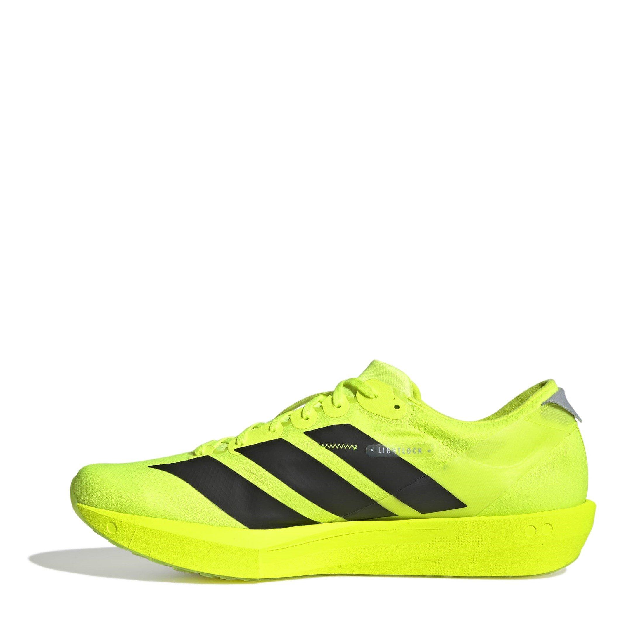 Lemon/Blk/Silv - adidas - Adios 9 Mens Running Shoes - 2